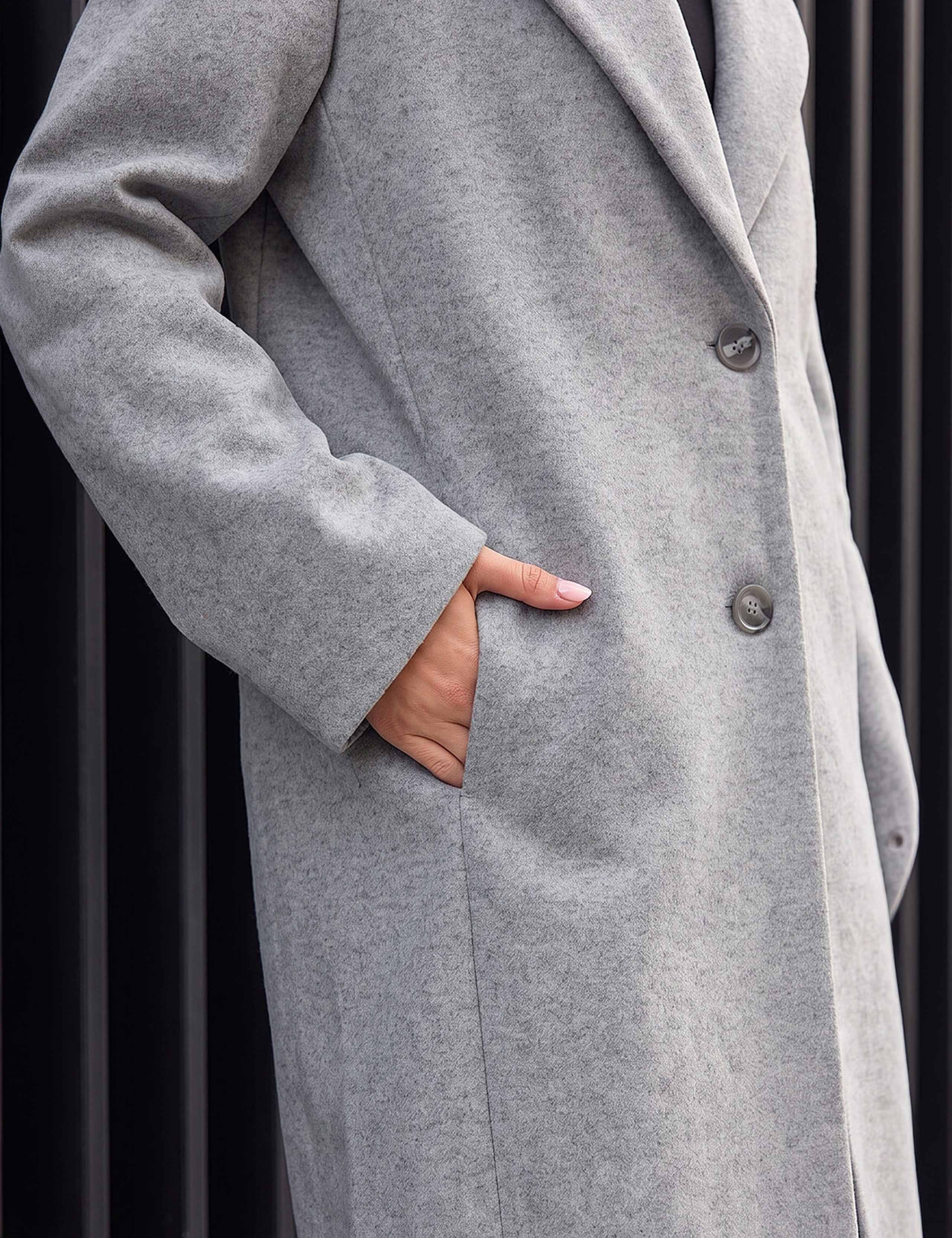 Single Breasted Tailored Coat 3 of 4