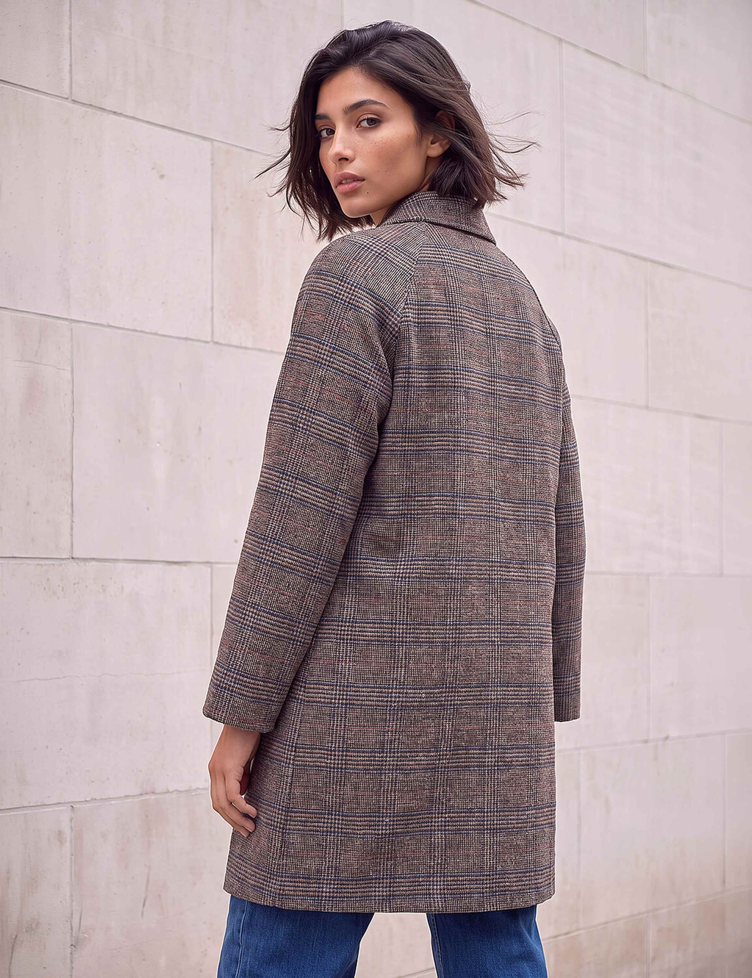 Petite Check Coat 4 of 4