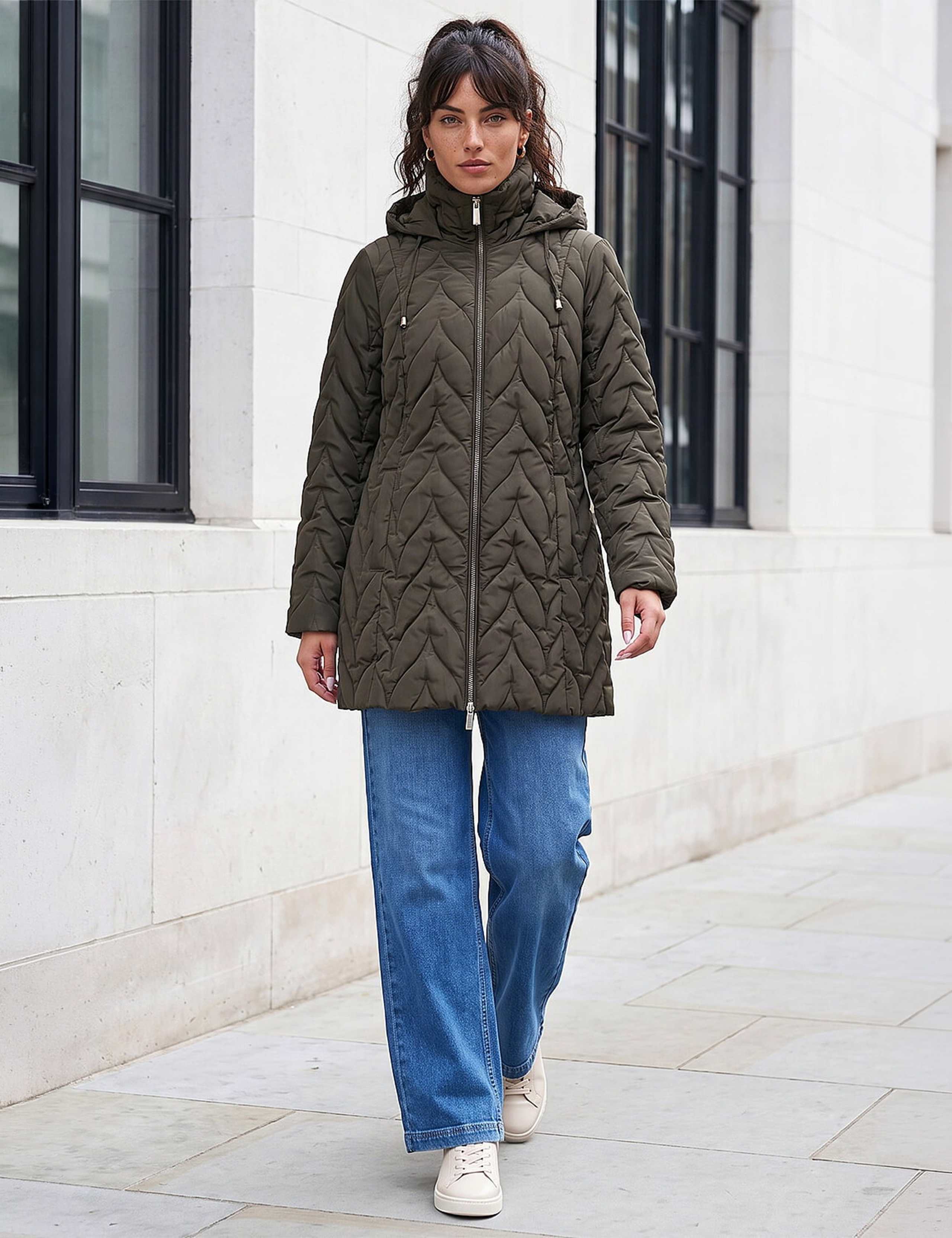 Zig Zag Padded Coat 3 of 4