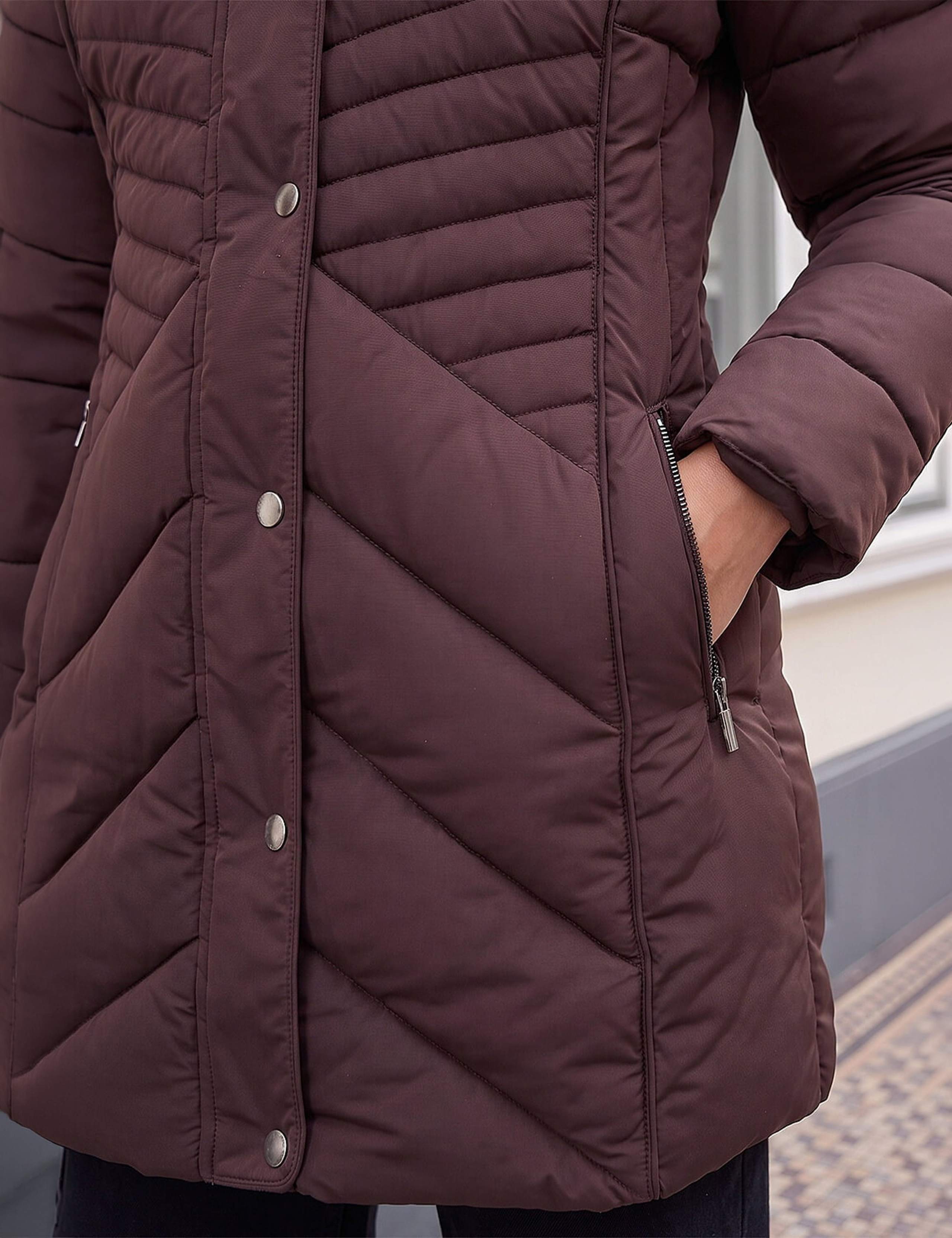 Petite Longline Puffer Coat 3 of 4