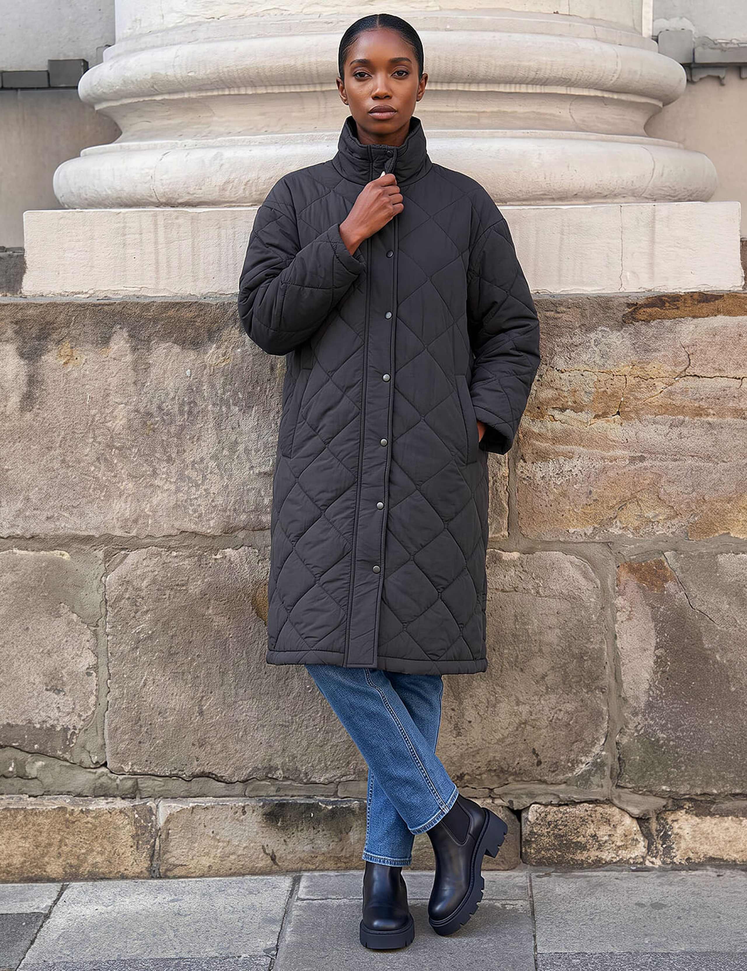Petite Oversized Puffer Coat 2 of 4