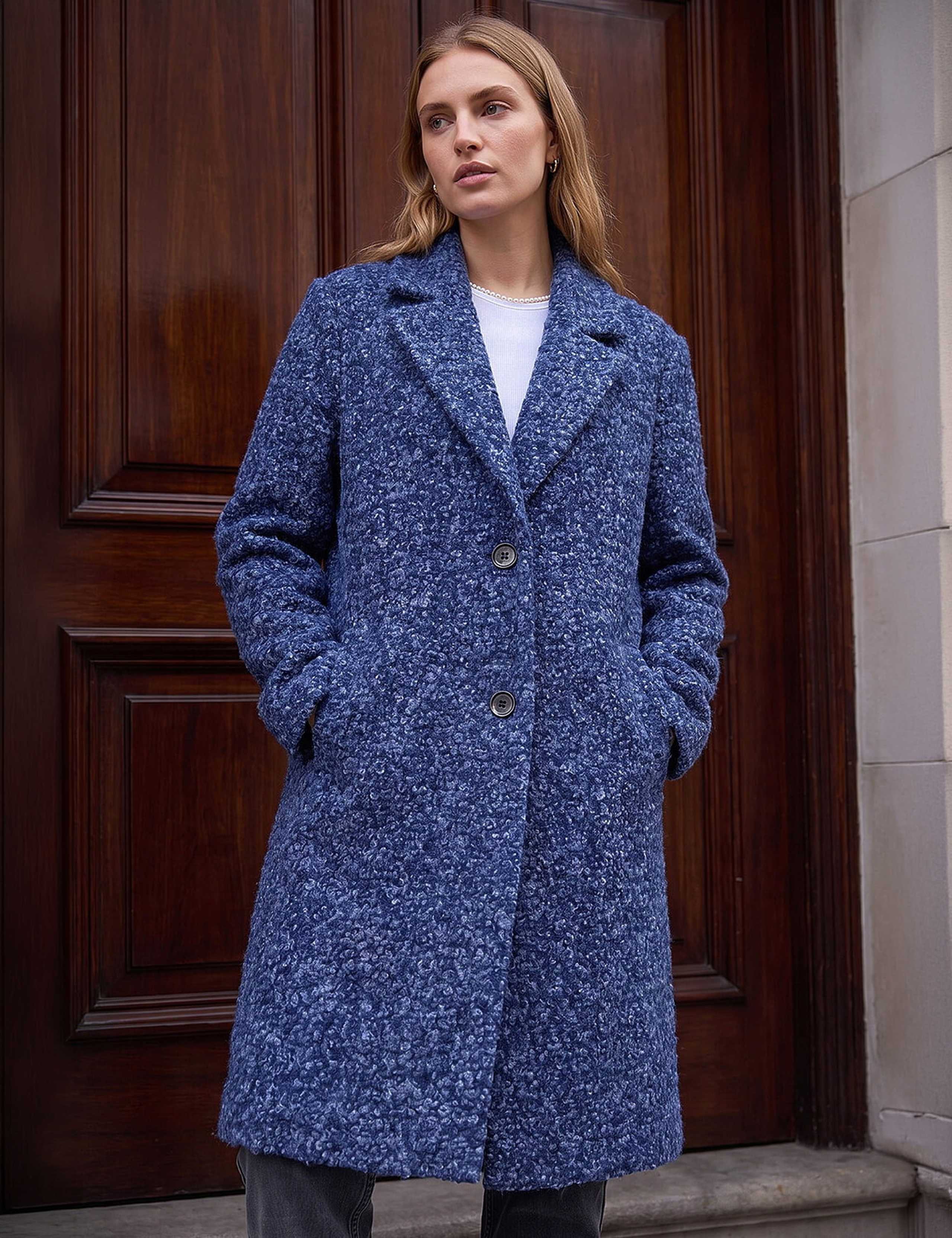 Teddy Single Breasted Coat 1 of 4