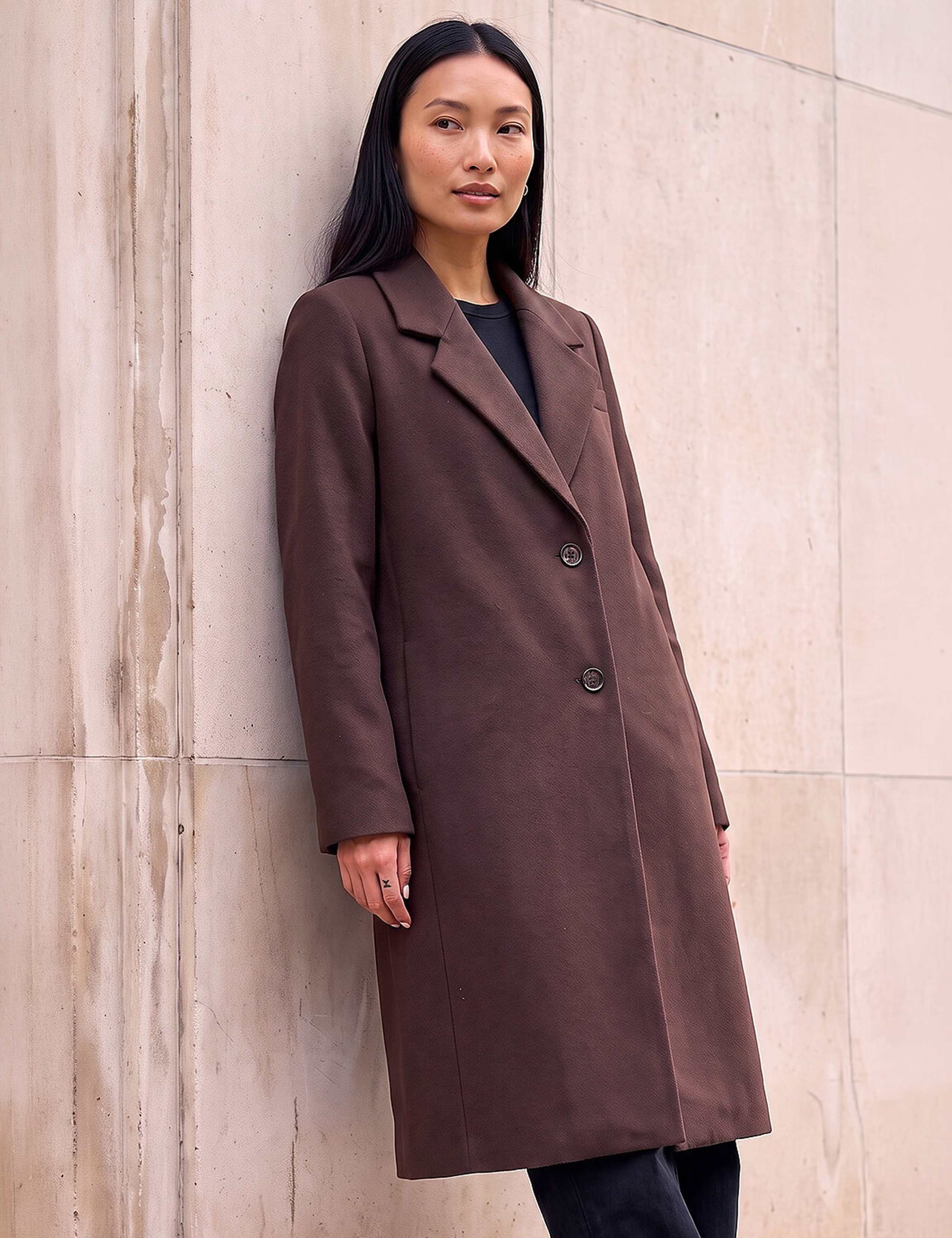 Single Breasted Tailored Coat 2 of 4