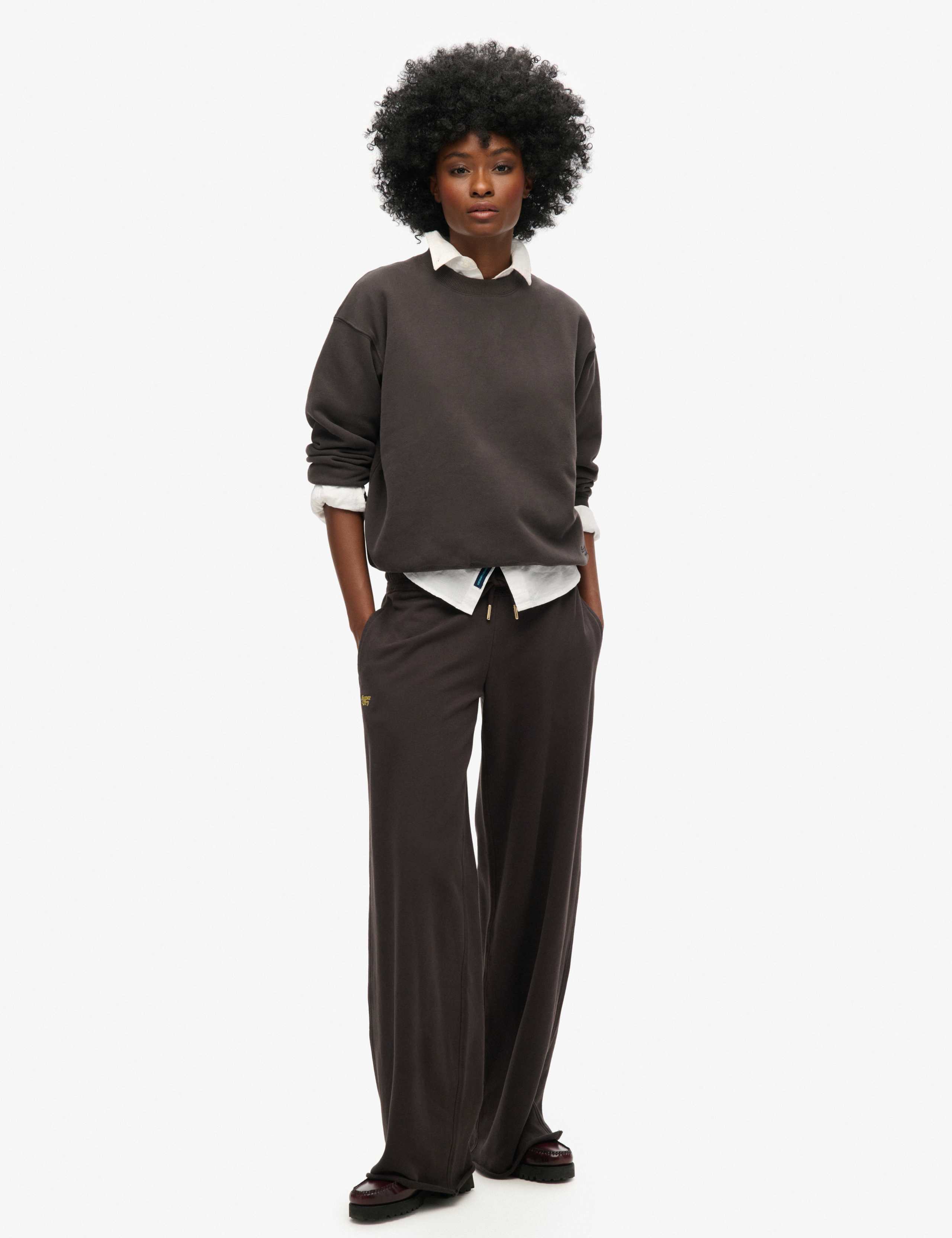 Cotton Rich Embroidered Crew Neck Relaxed Sweatshirt 5 of 7
