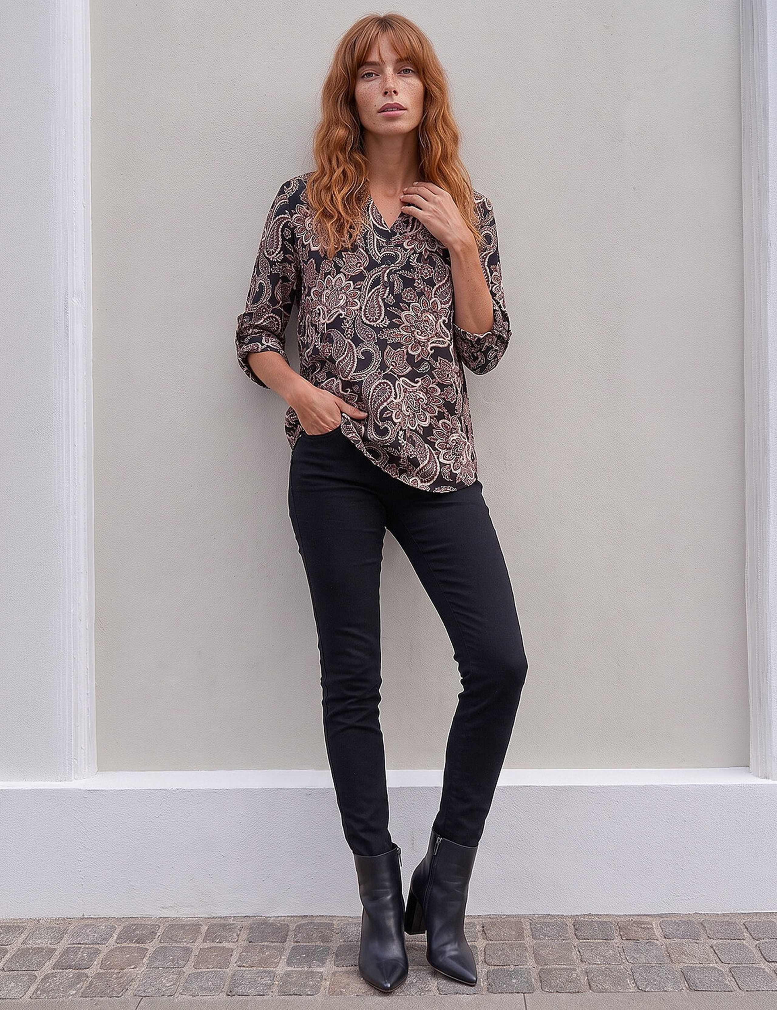 Paisley V Neck Shirt 4 of 4
