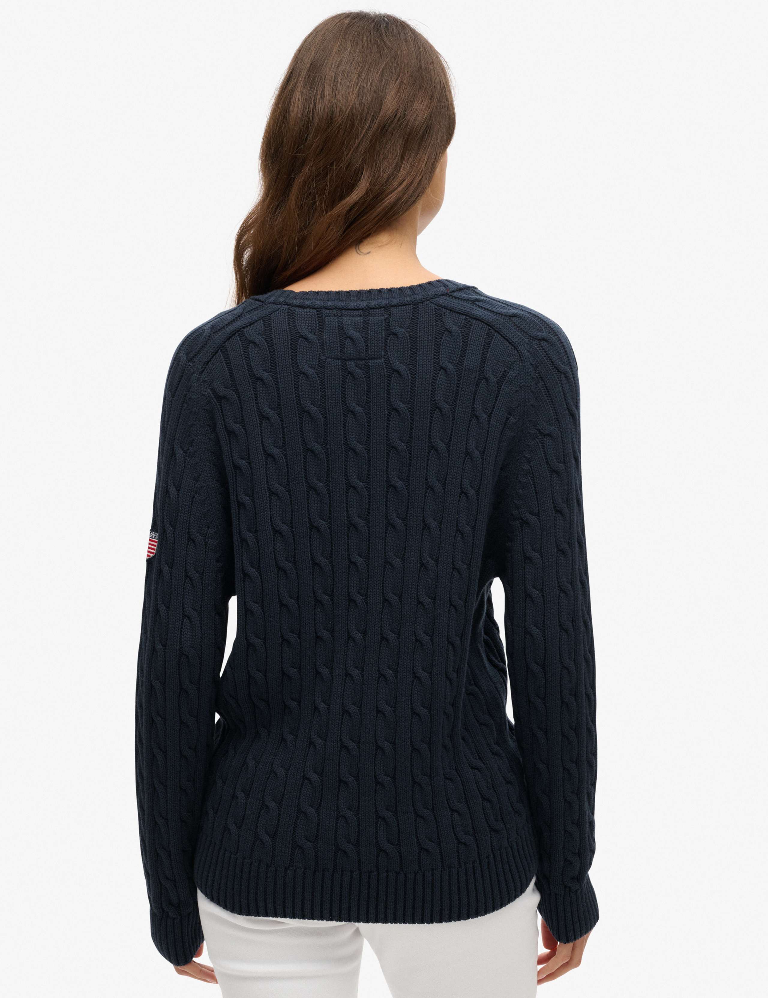 Slouchy Cable Knit Jumper 5 of 6