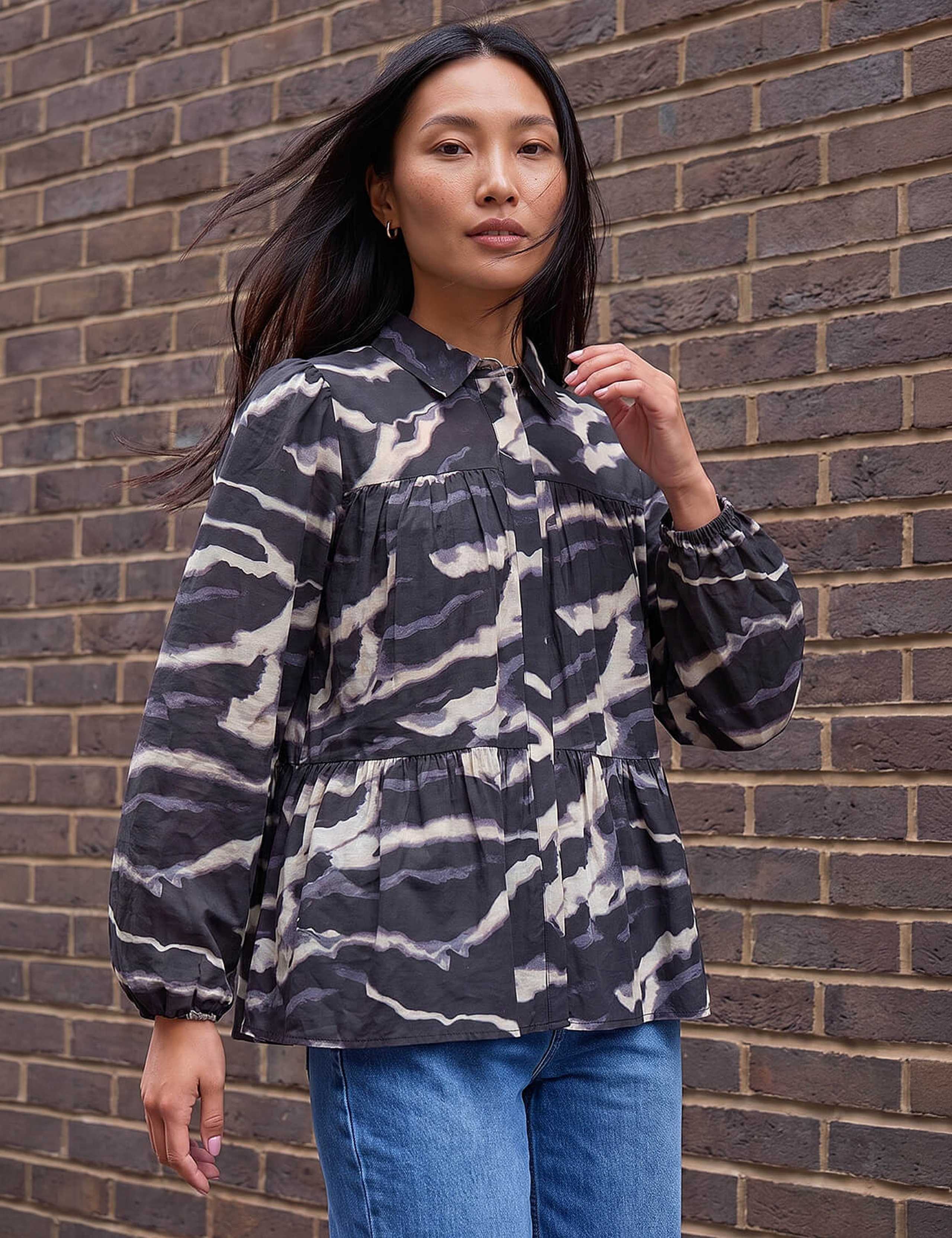Abstract Tiered Shirt 1 of 4