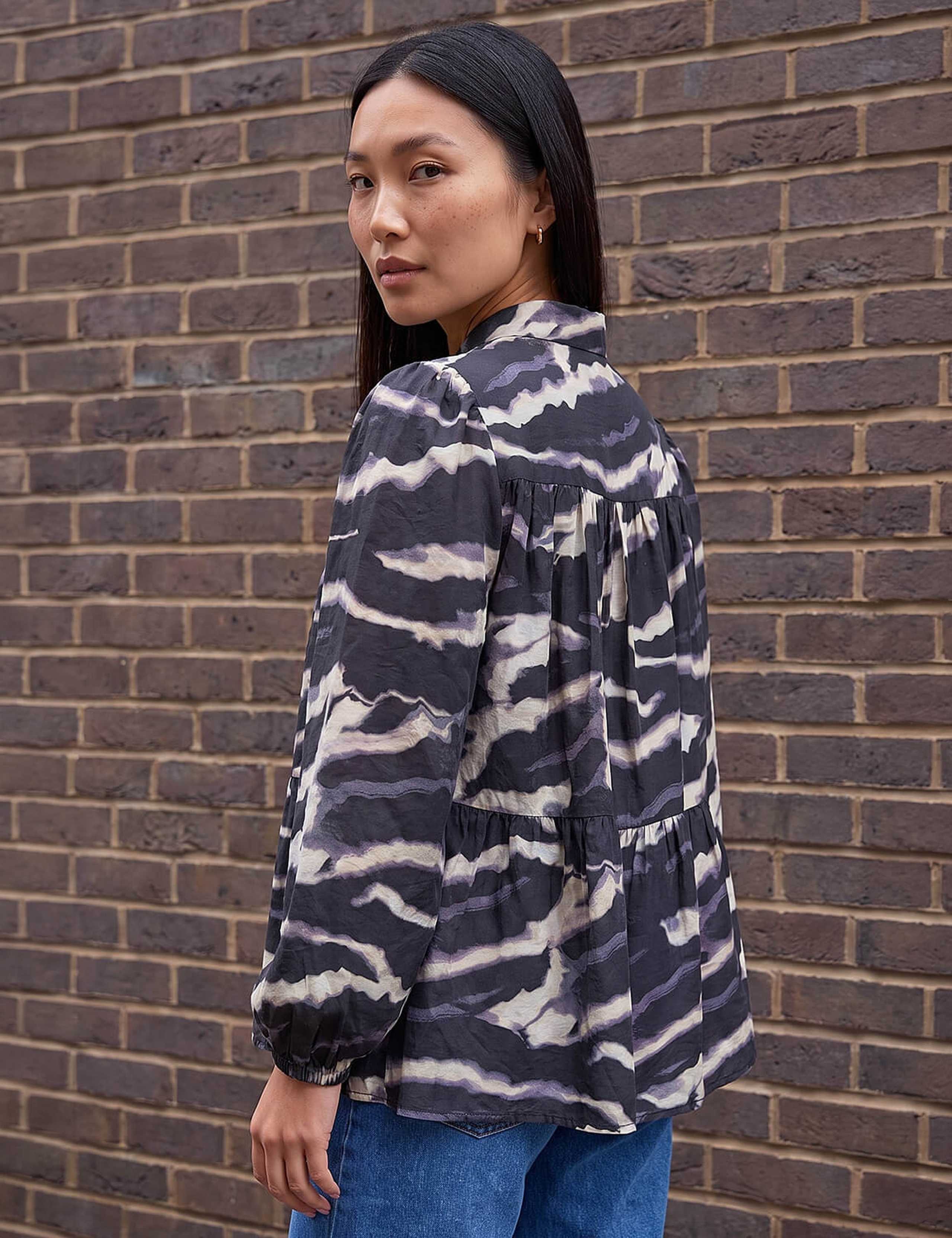 Abstract Tiered Shirt 4 of 4