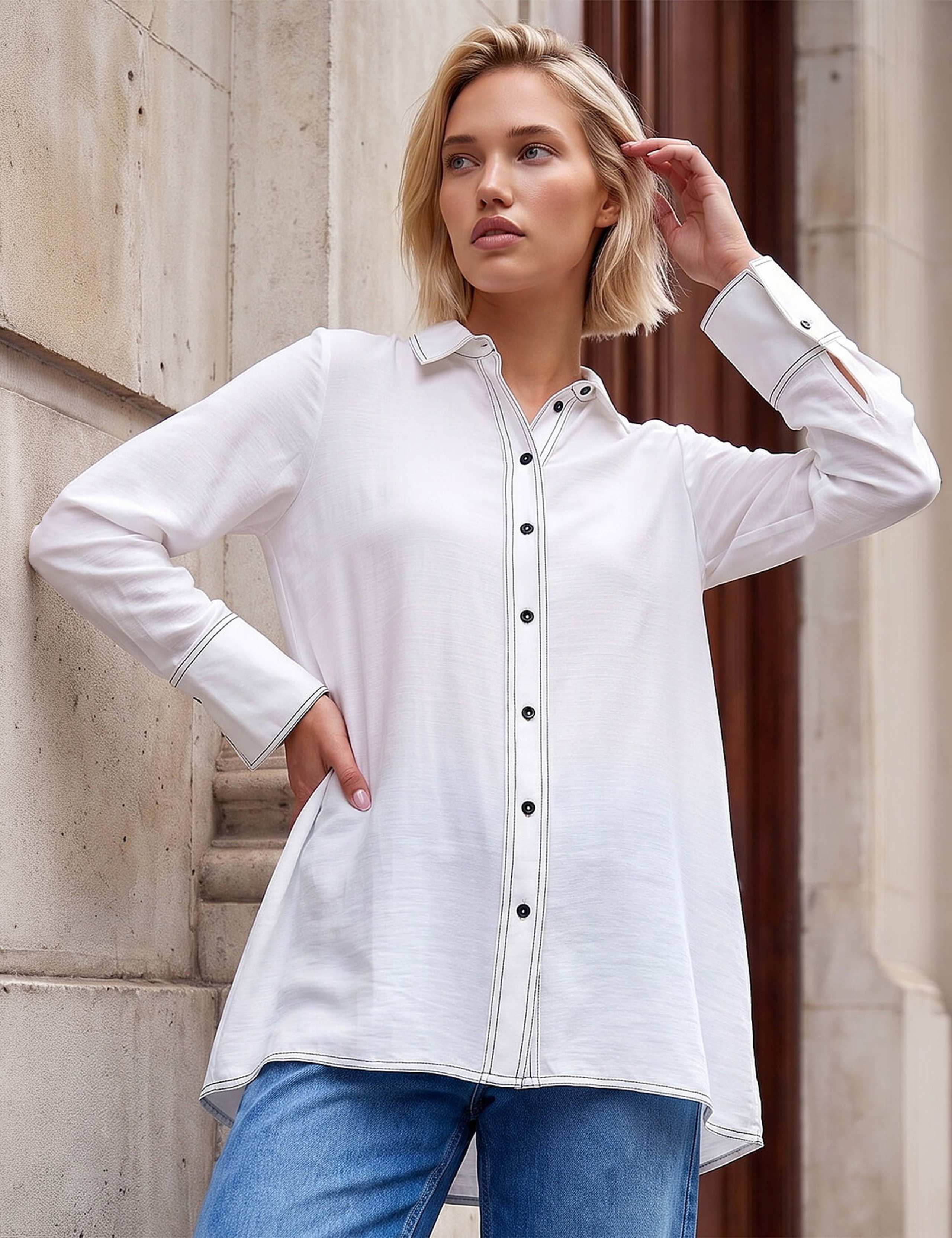 Contrast Stitch Shirt 1 of 4