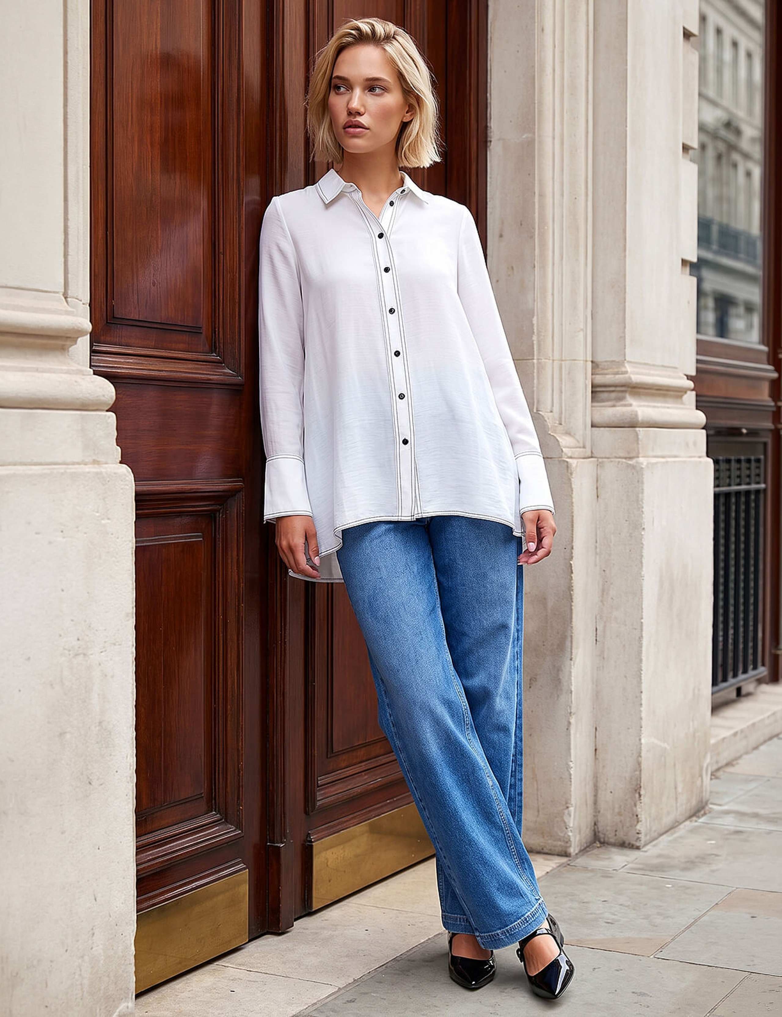 Contrast Stitch Shirt 2 of 4