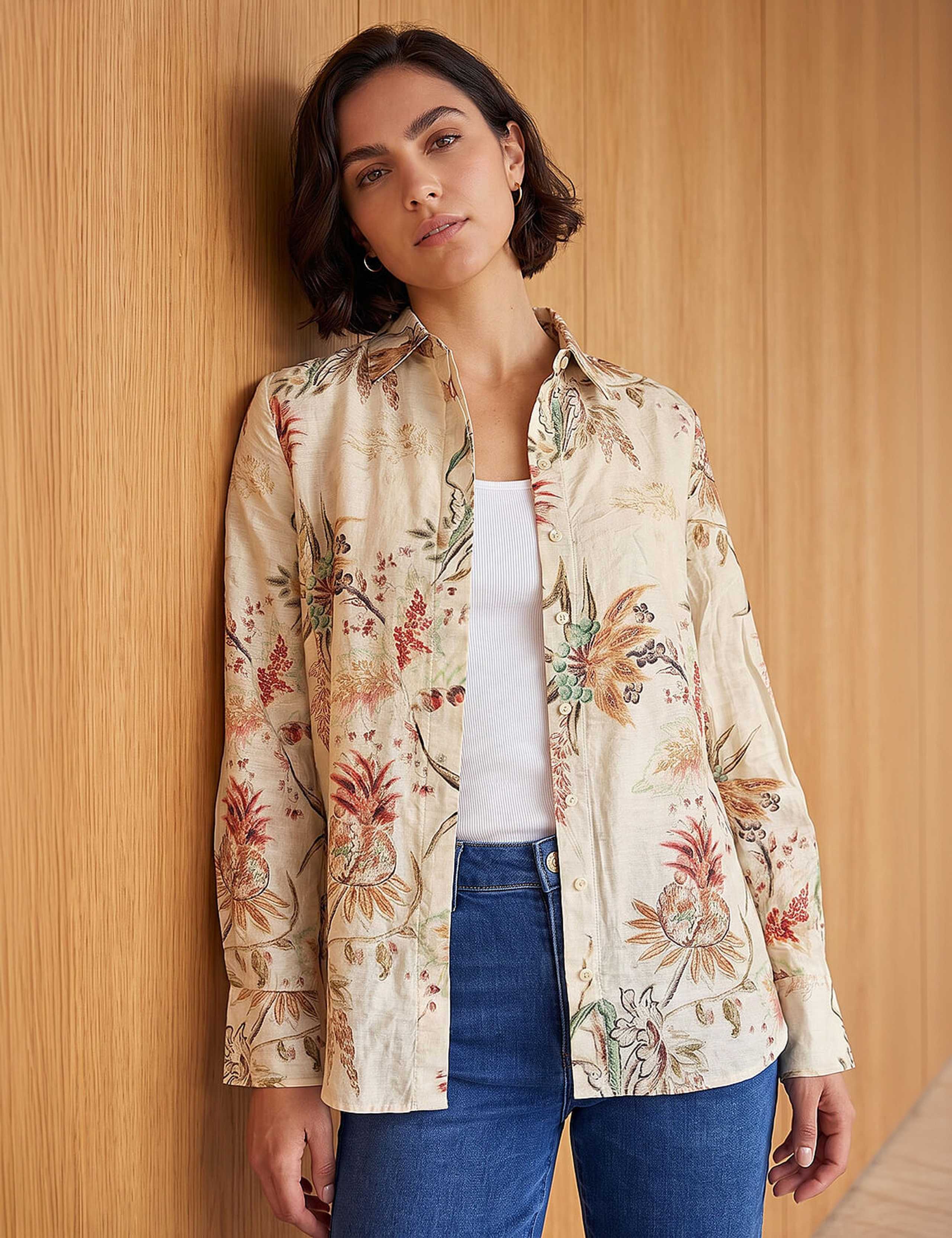 Floral Collared Shirt 1 of 4