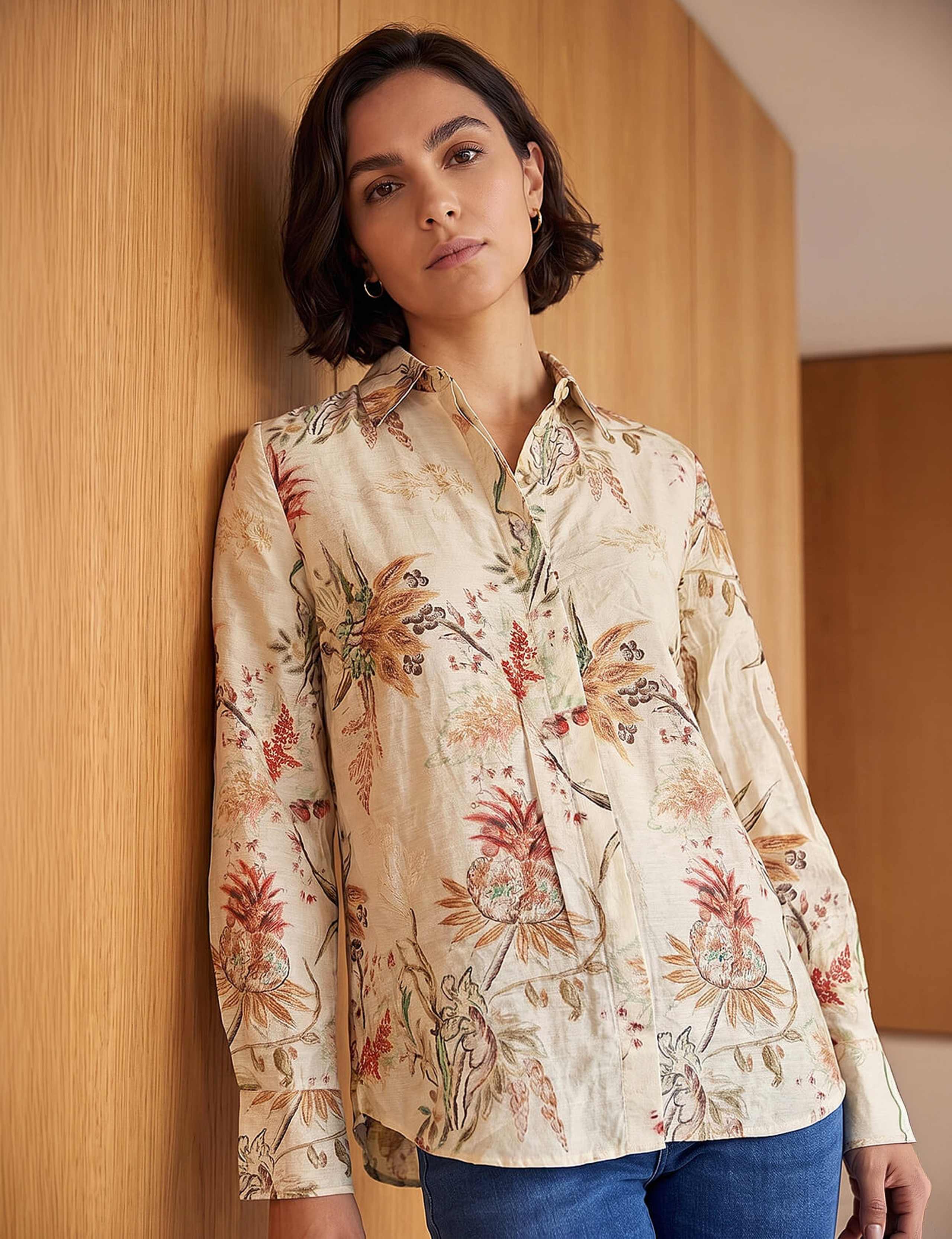 Floral Collared Shirt 3 of 4