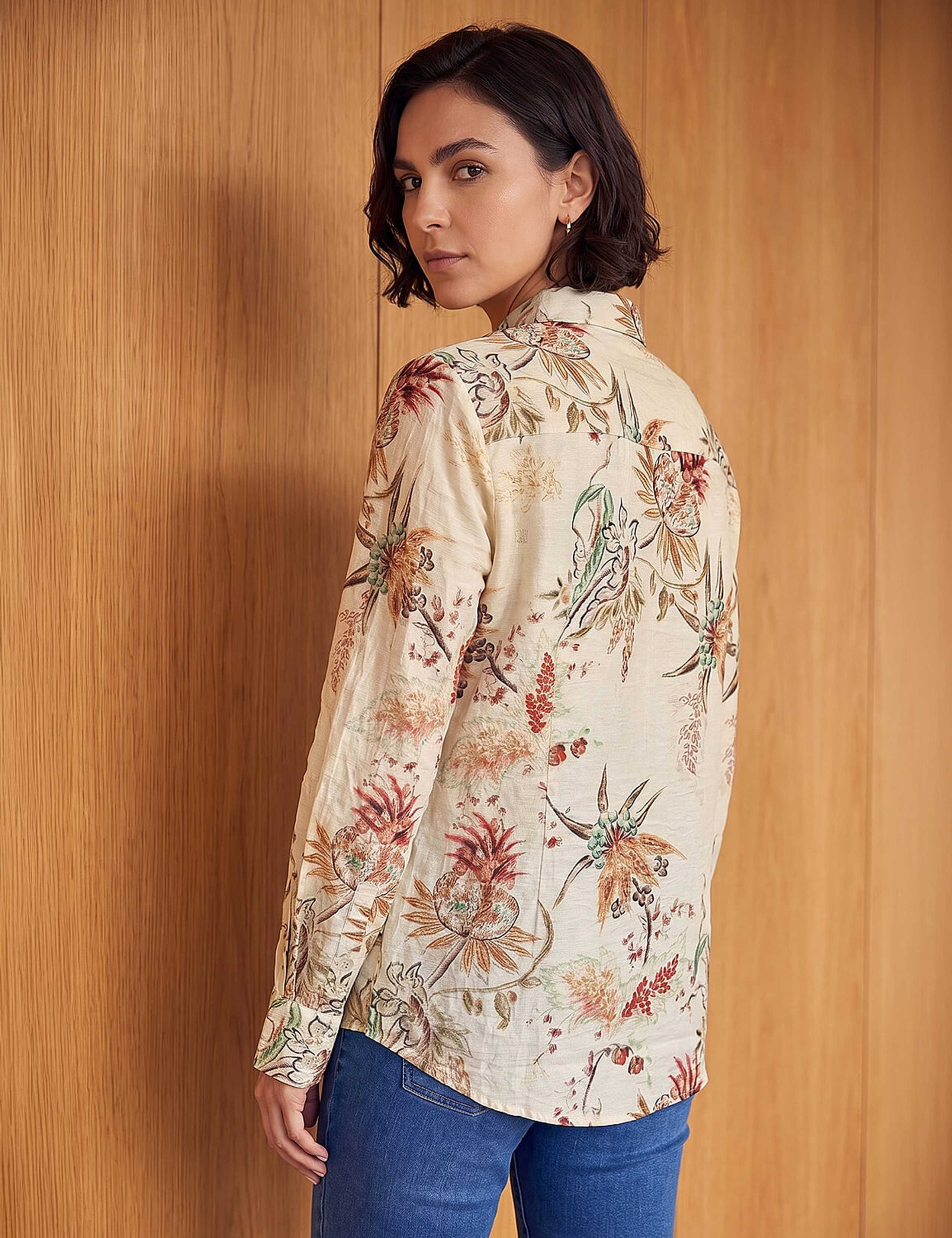 Floral Collared Shirt 4 of 4