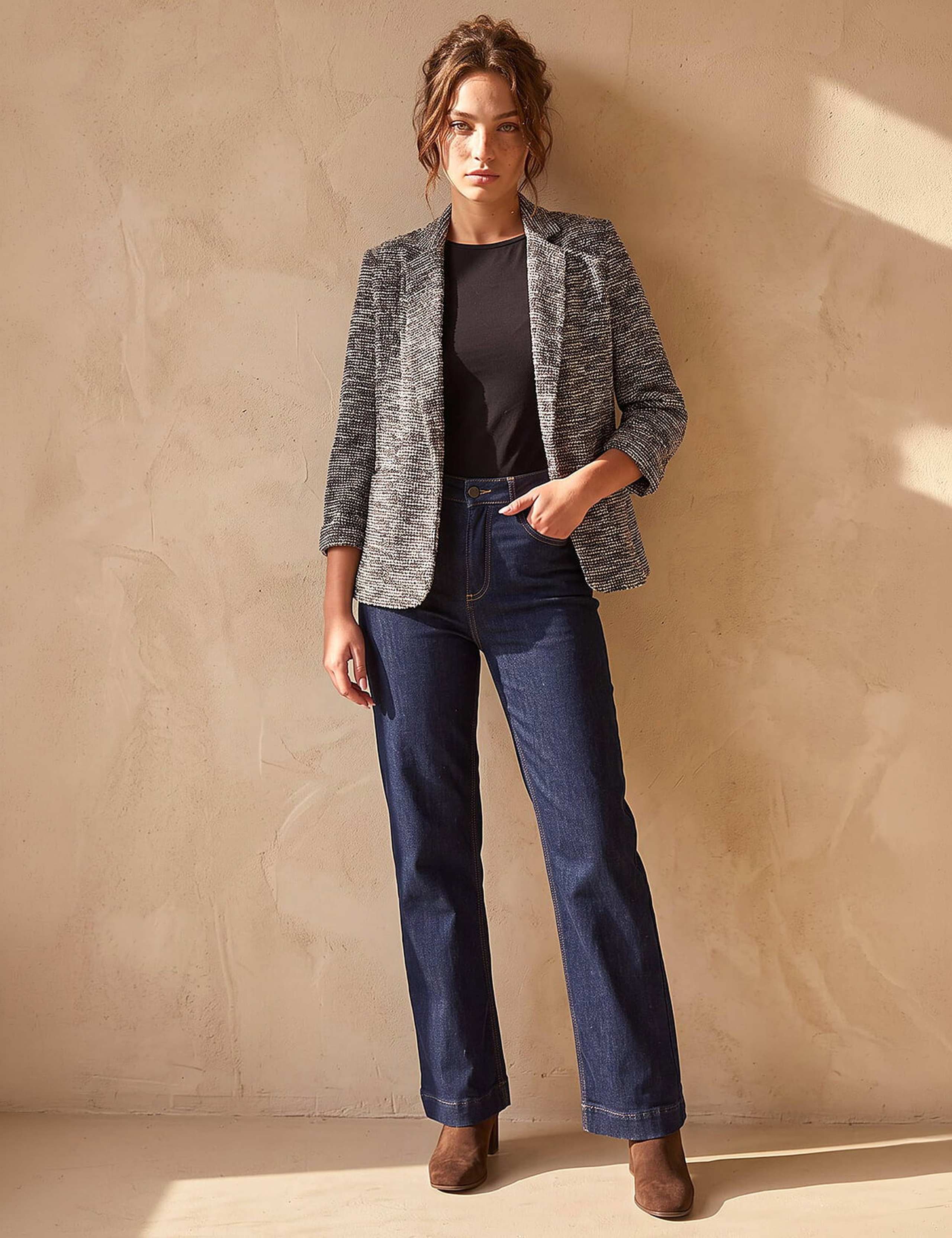 Petite Boucle Oversized Blazer 2 of 4