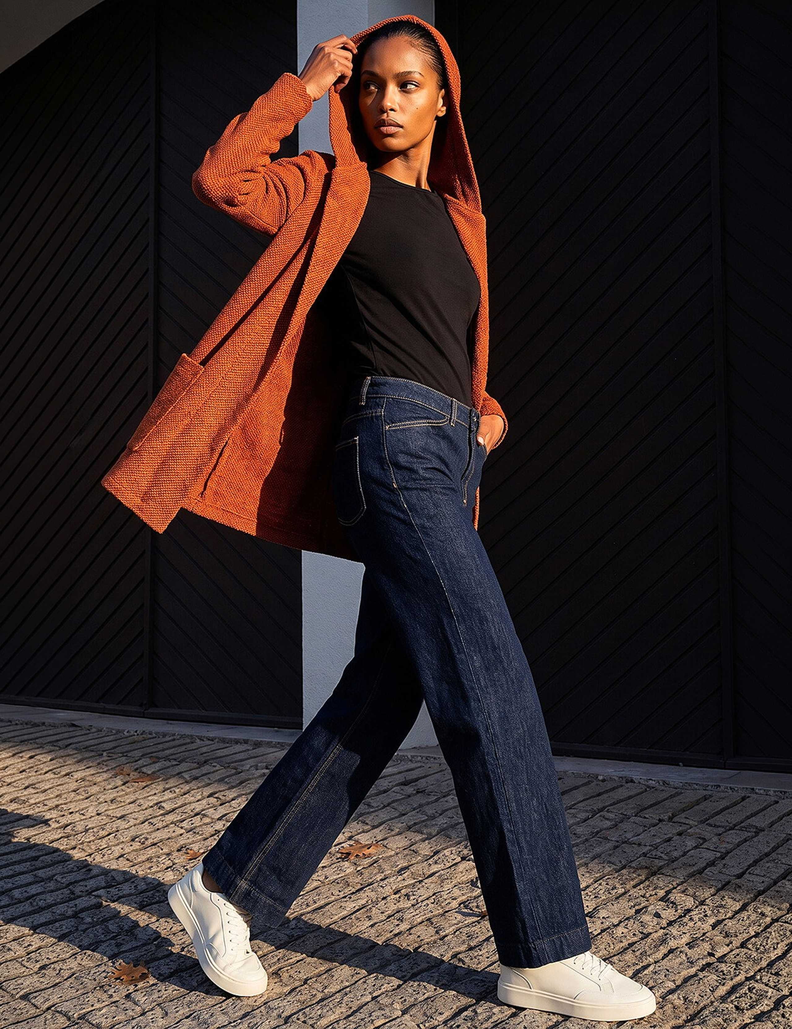 Longline Hooded Cardigan 3 of 4