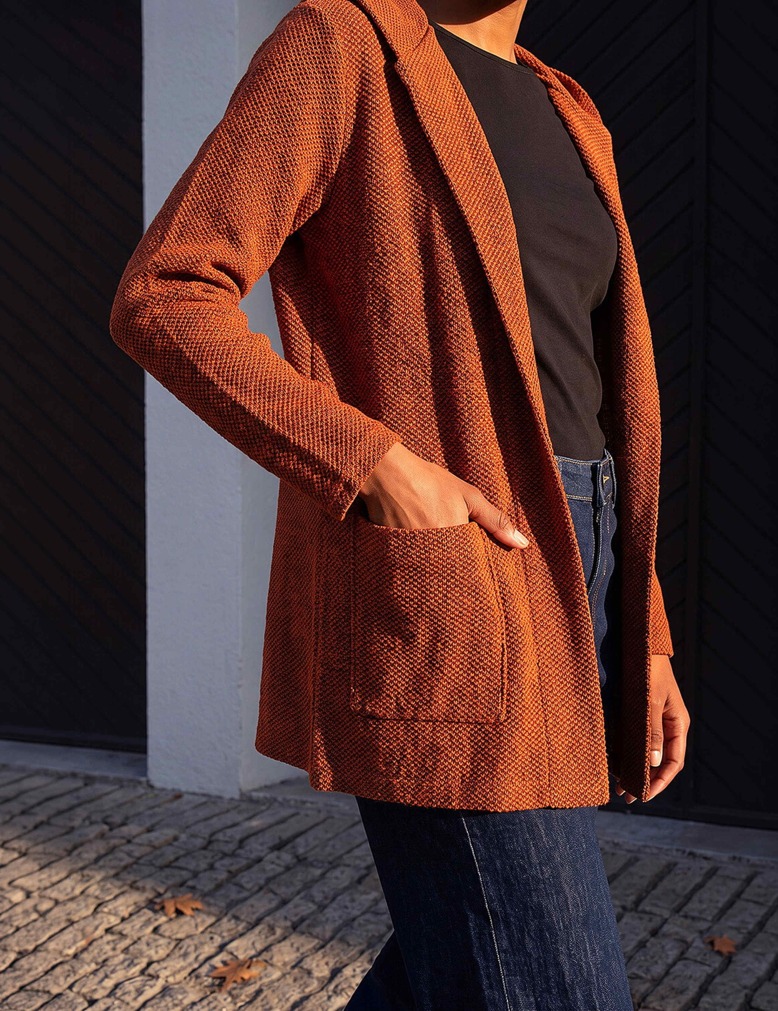 Longline Hooded Cardigan 4 of 4