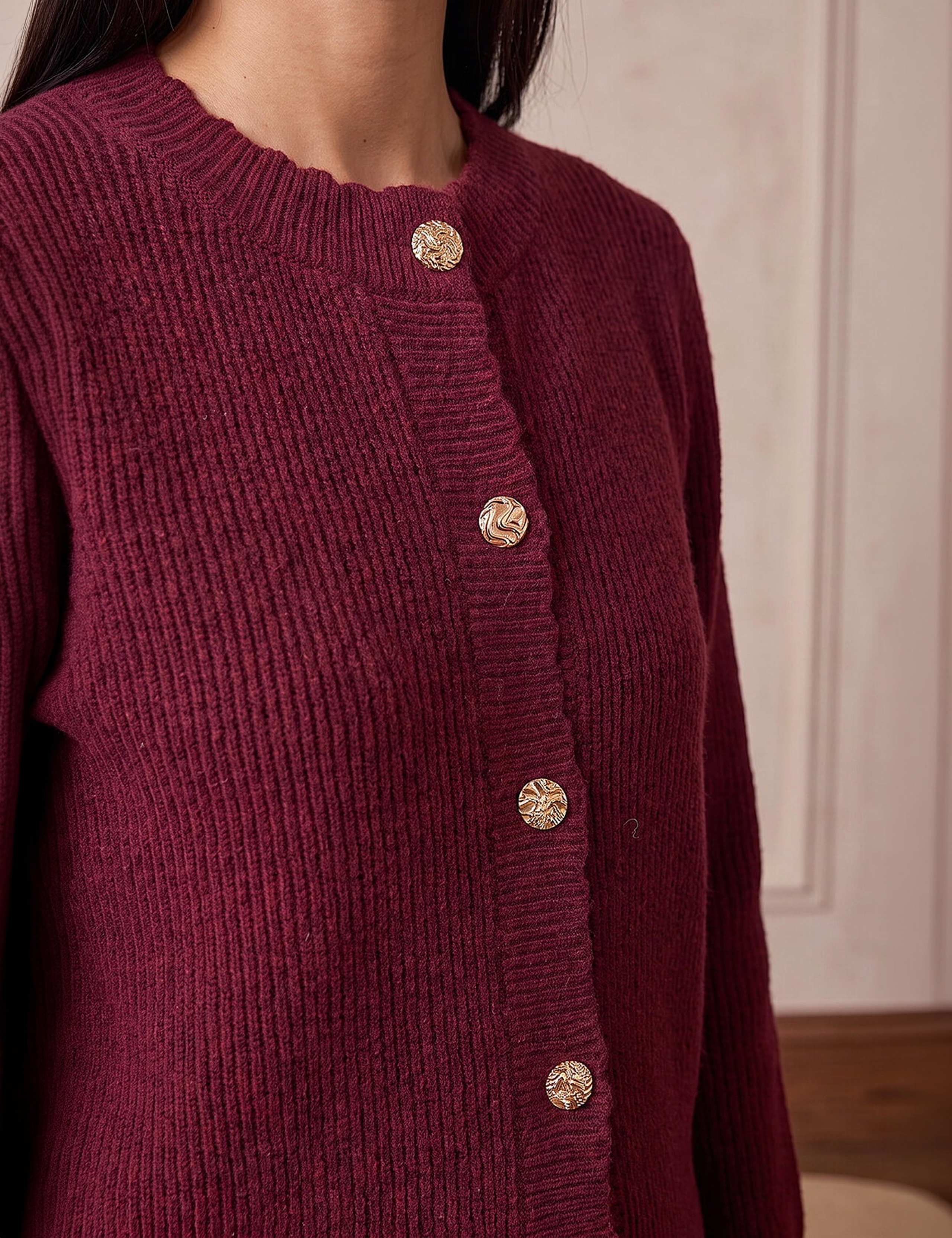 Button Front Cardigan 4 of 4