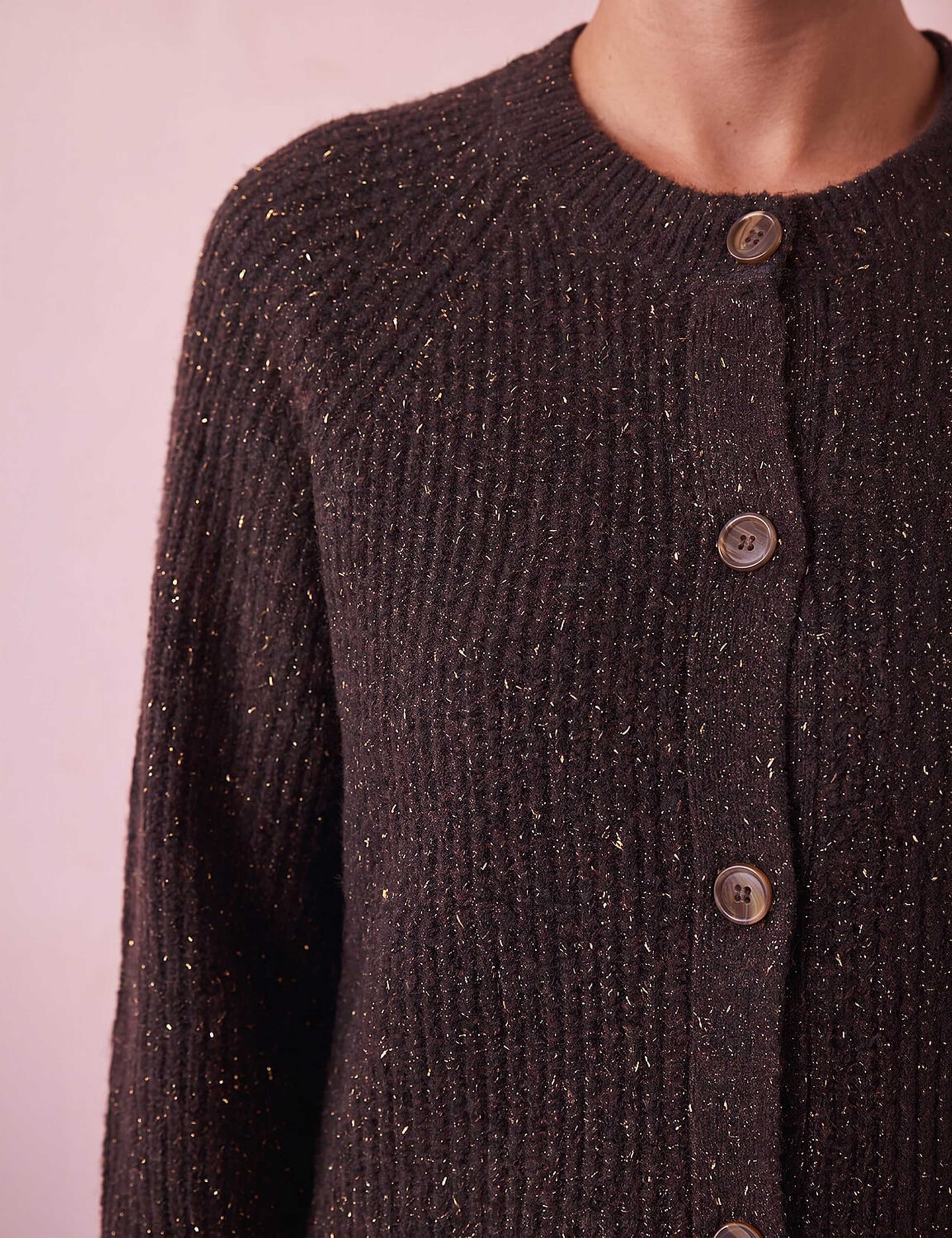 Sparkly Button Front Cardigan 4 of 4