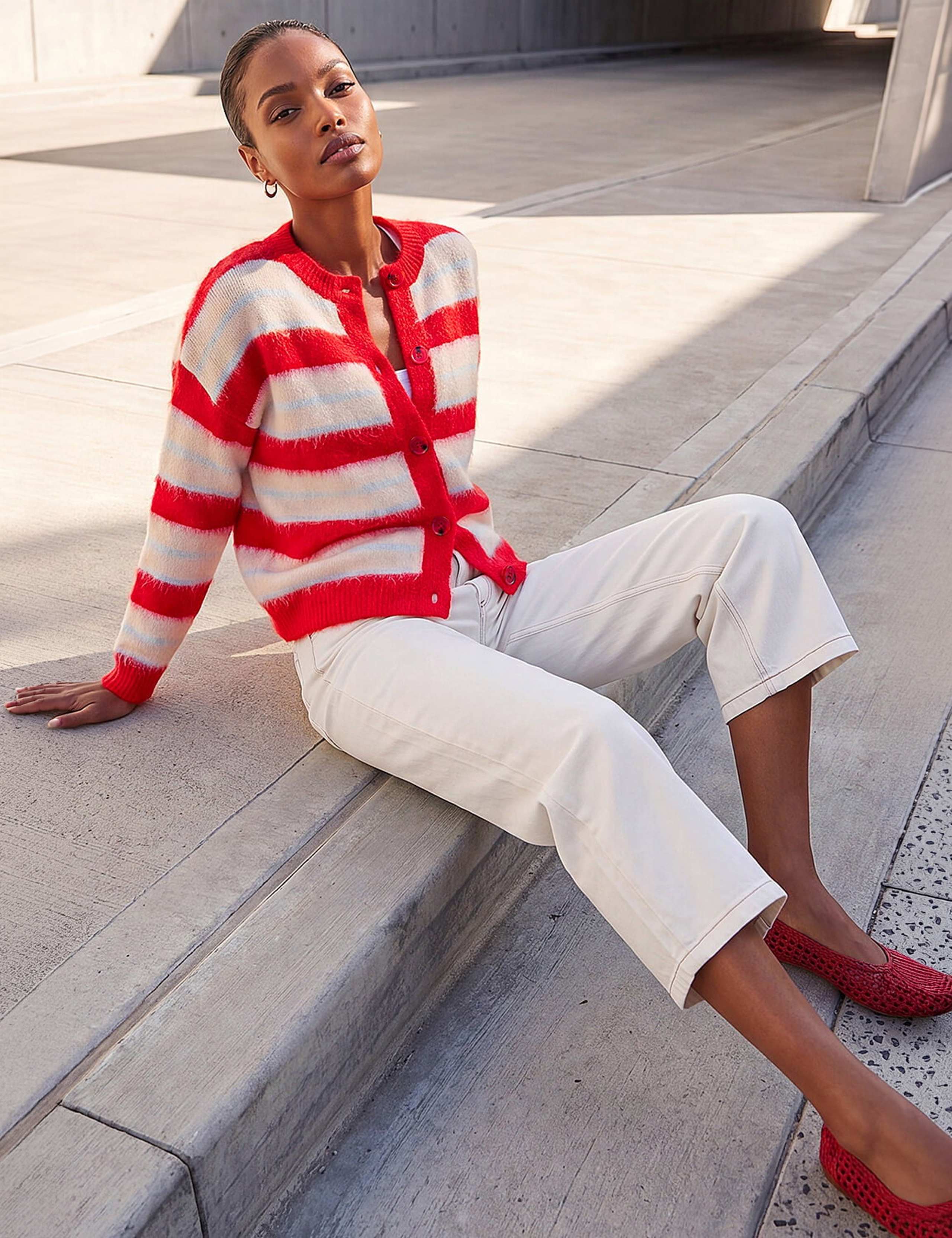 Striped Cardigan With Wool 2 of 4
