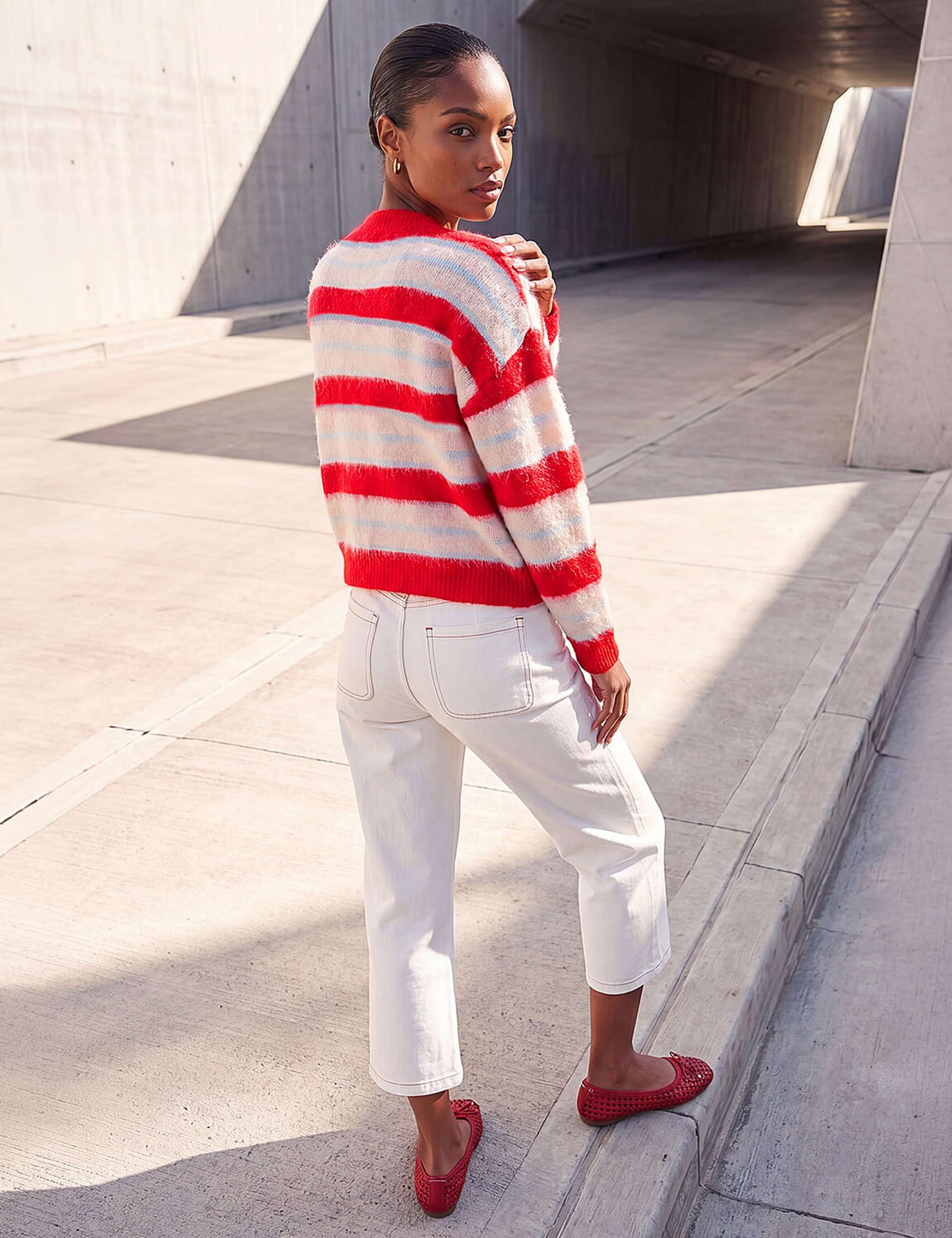 Striped Cardigan With Wool 3 of 4