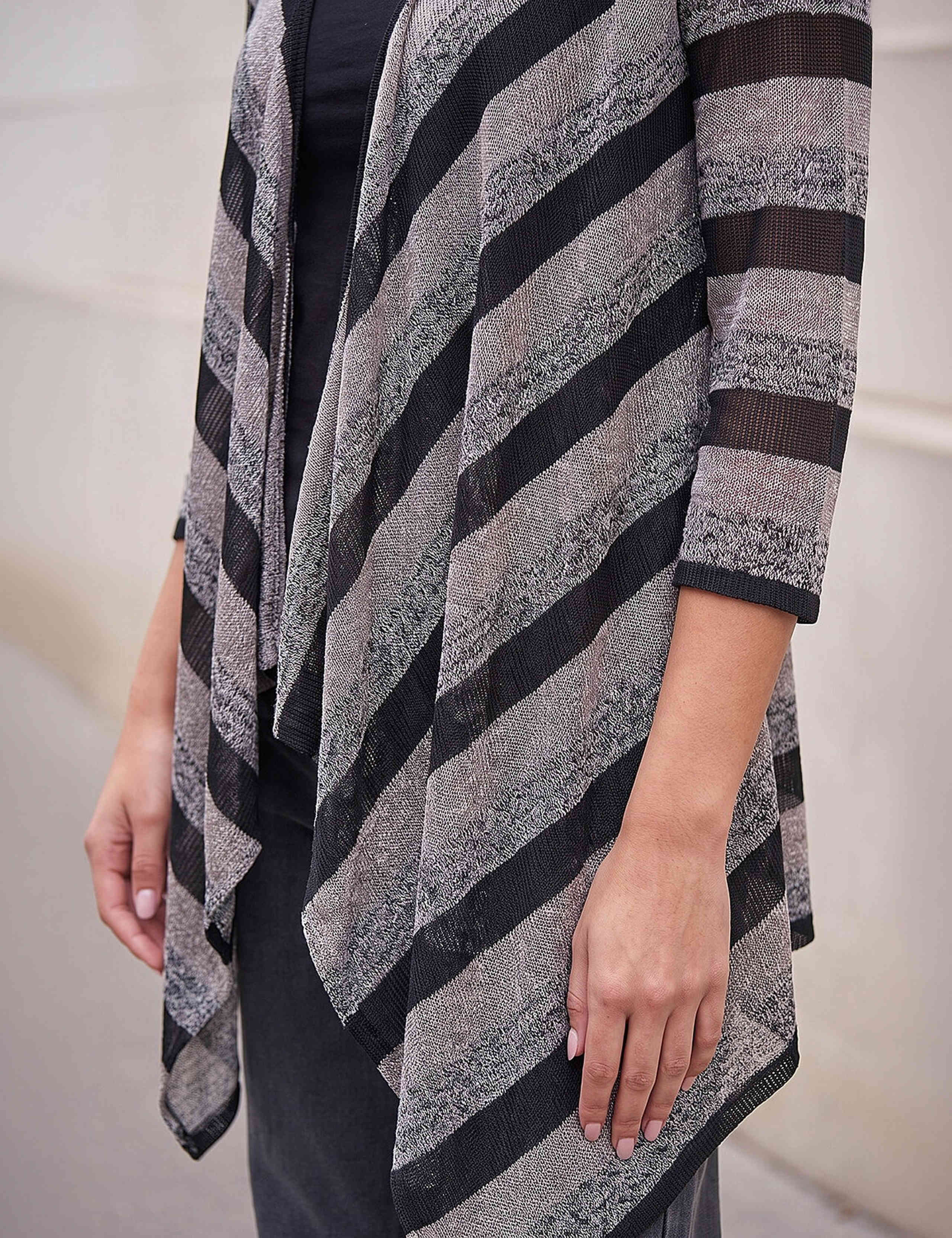 Metallic Striped Cardigan 4 of 4