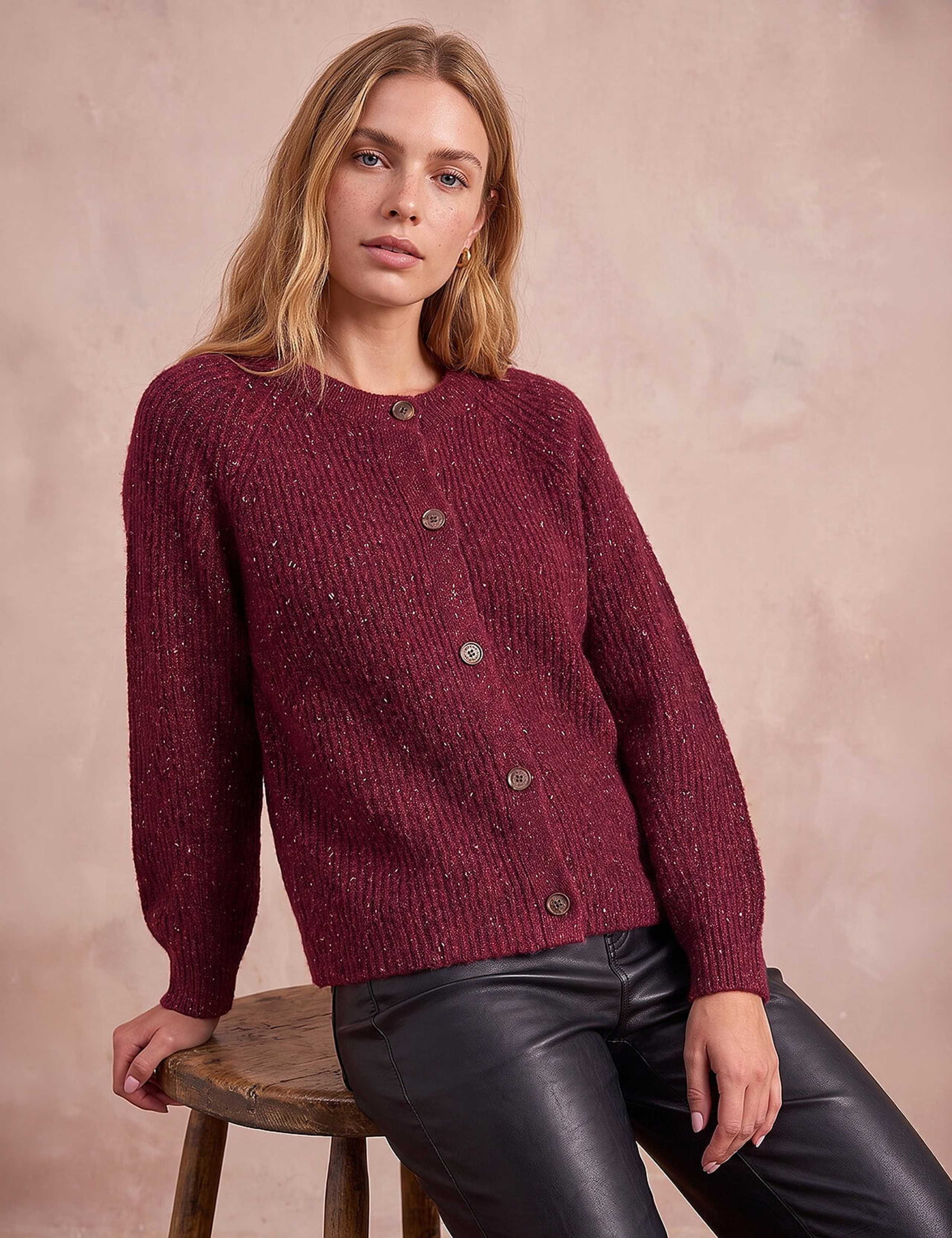 Sparkly Button Front Cardigan 1 of 4