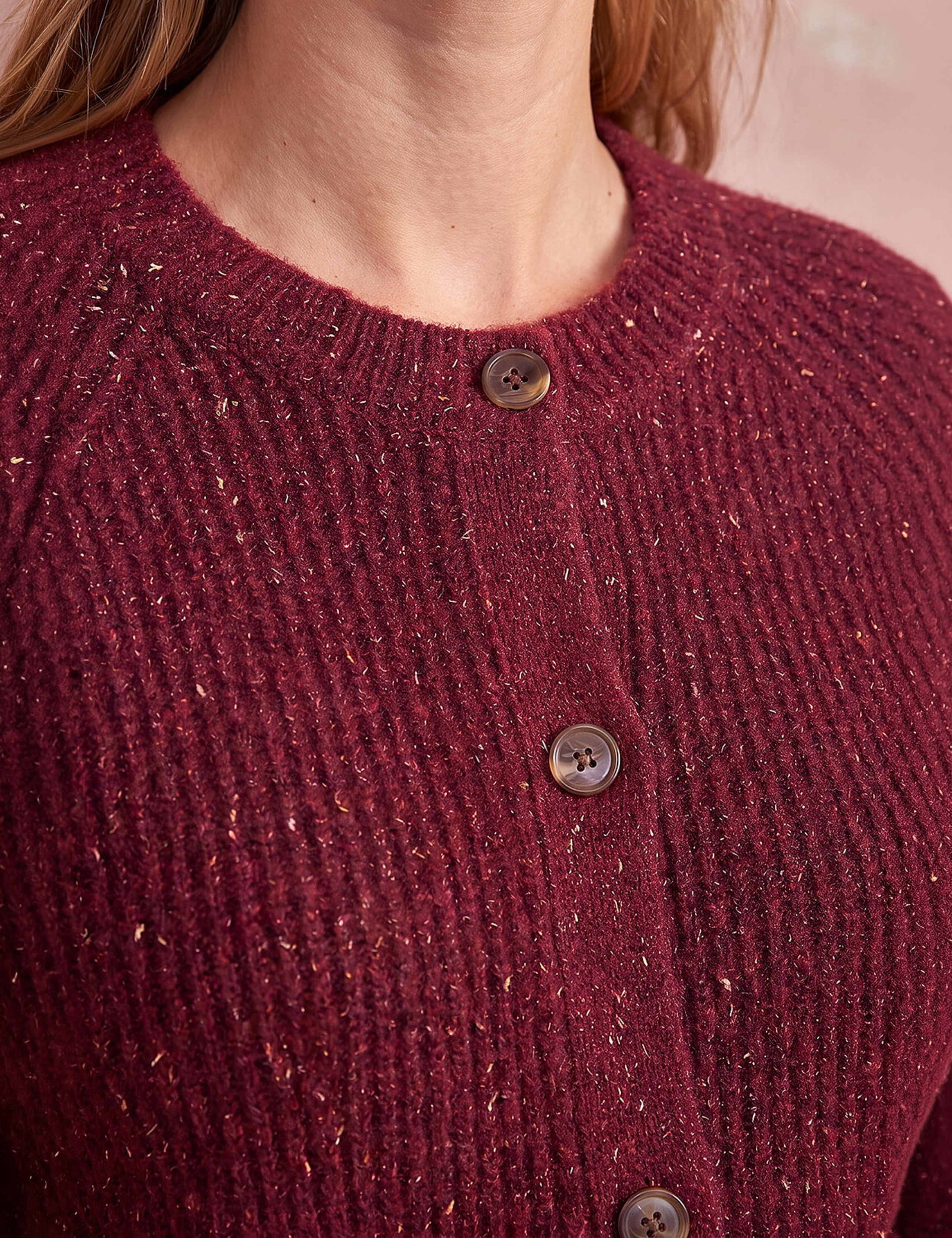 Sparkly Button Front Cardigan 4 of 4