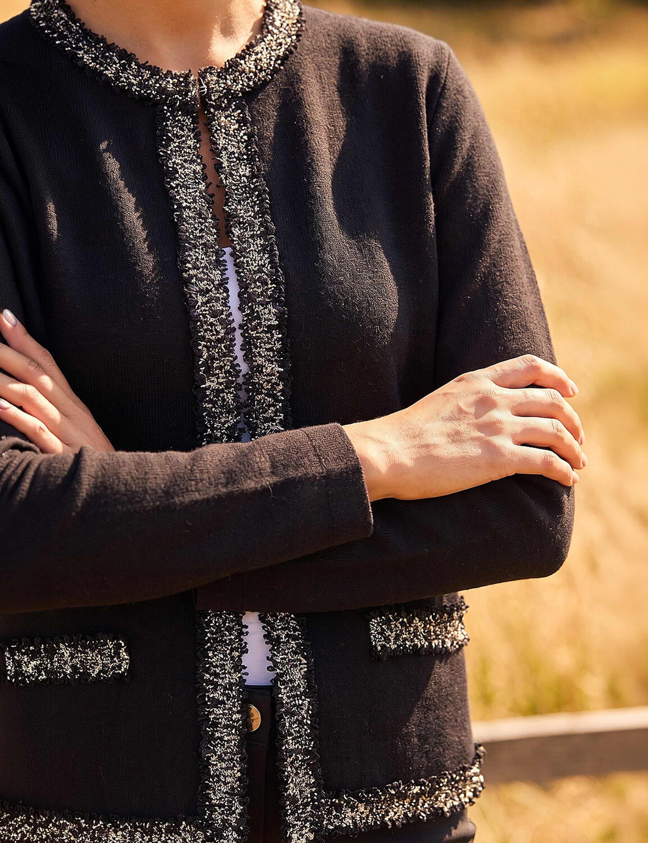 Tweed Detail Cardigan 4 of 4