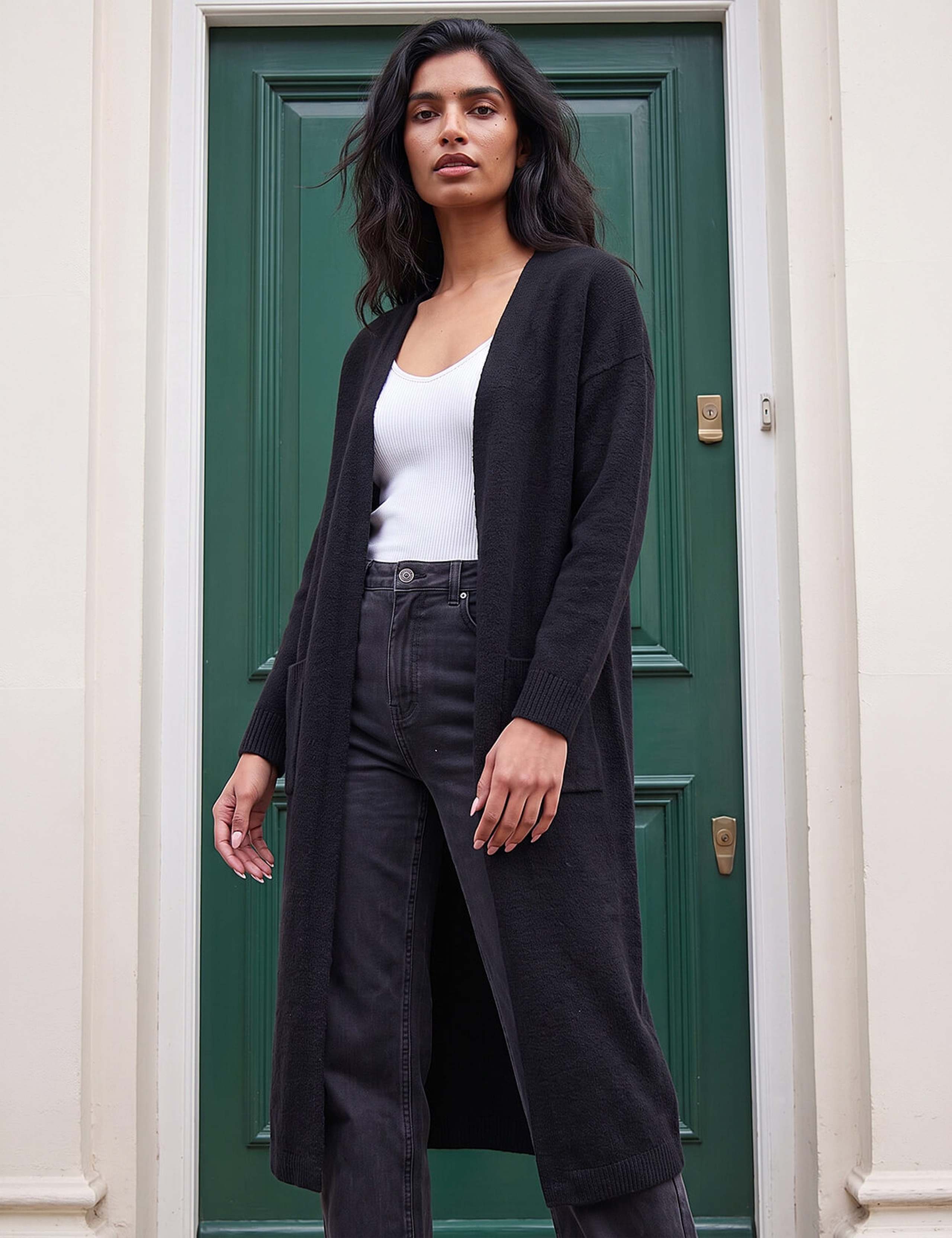 Longline Cardigan 1 of 4