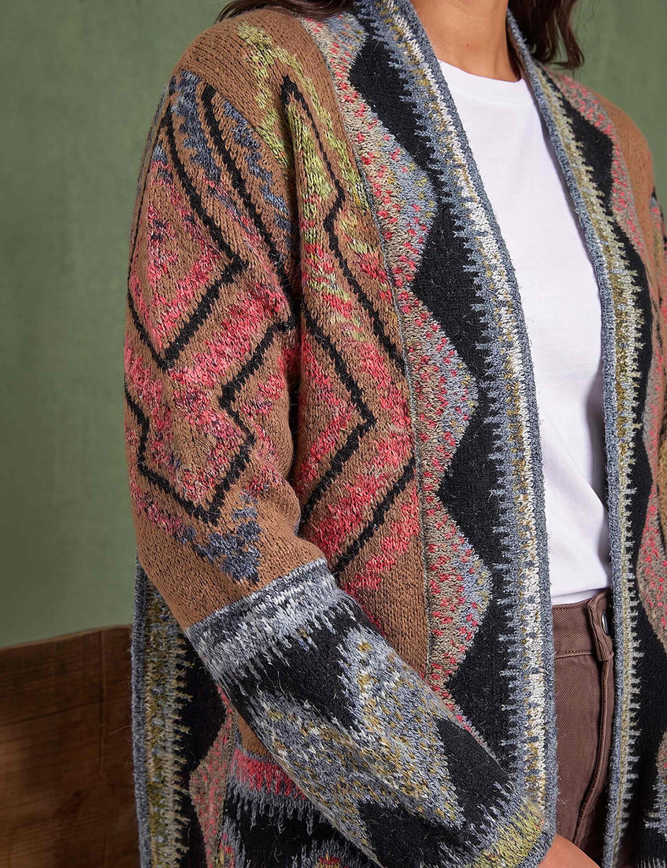 Nordic Pattern Cardigan 4 of 4