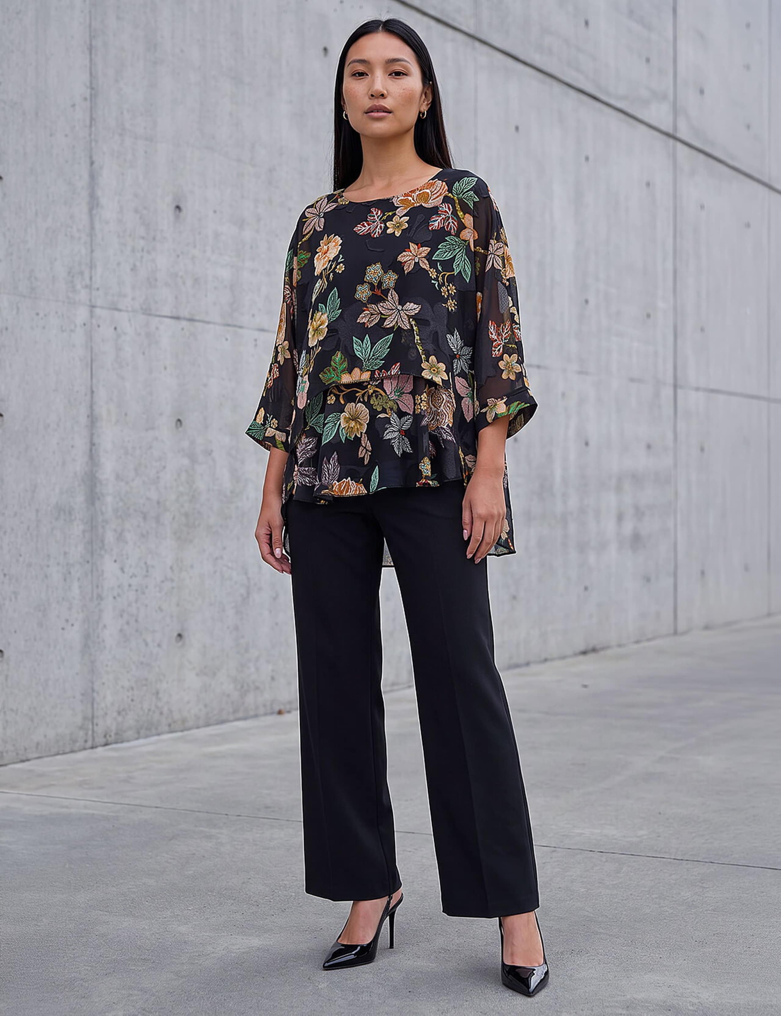Floral Overlay Top 2 of 4