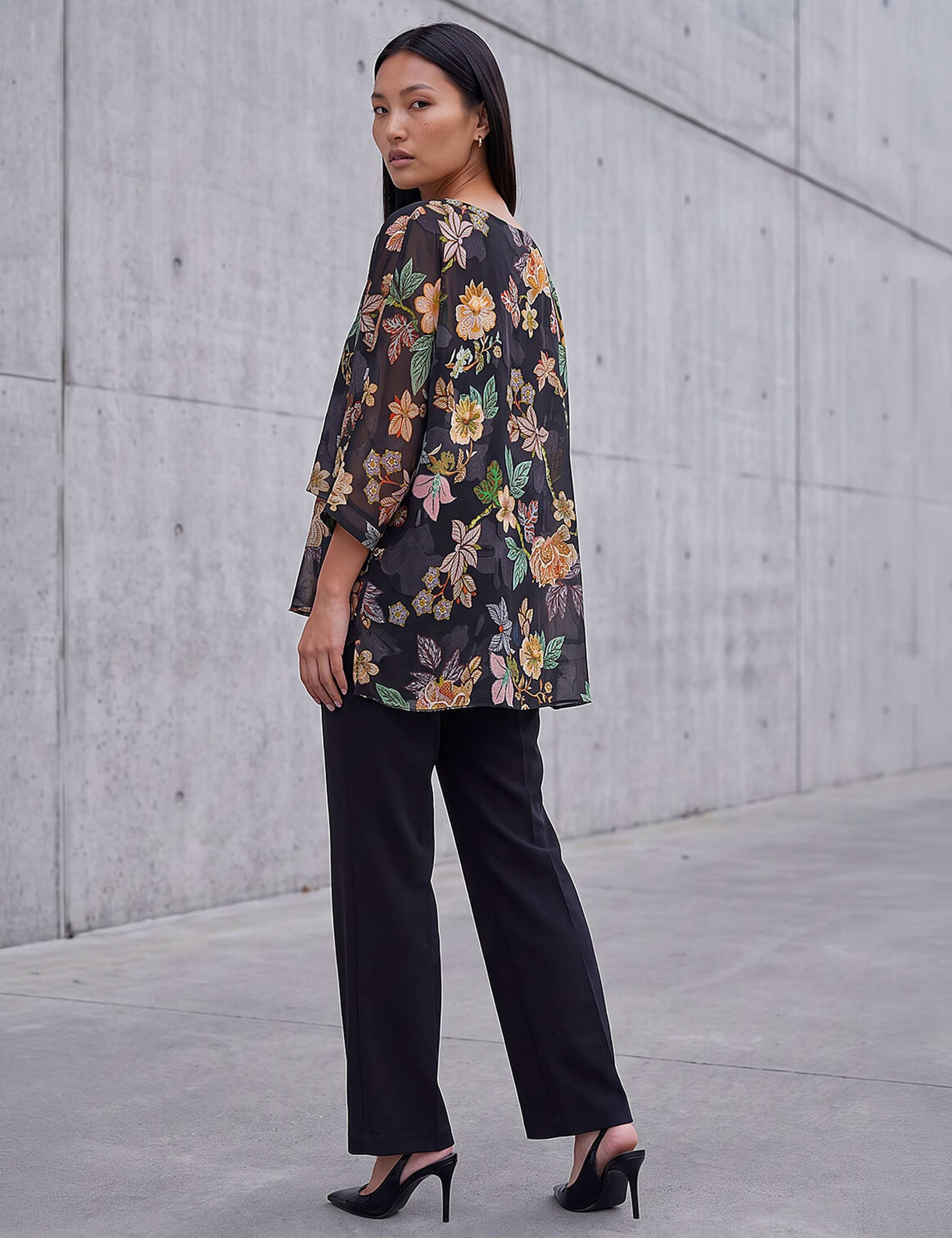 Floral Overlay Top 4 of 4