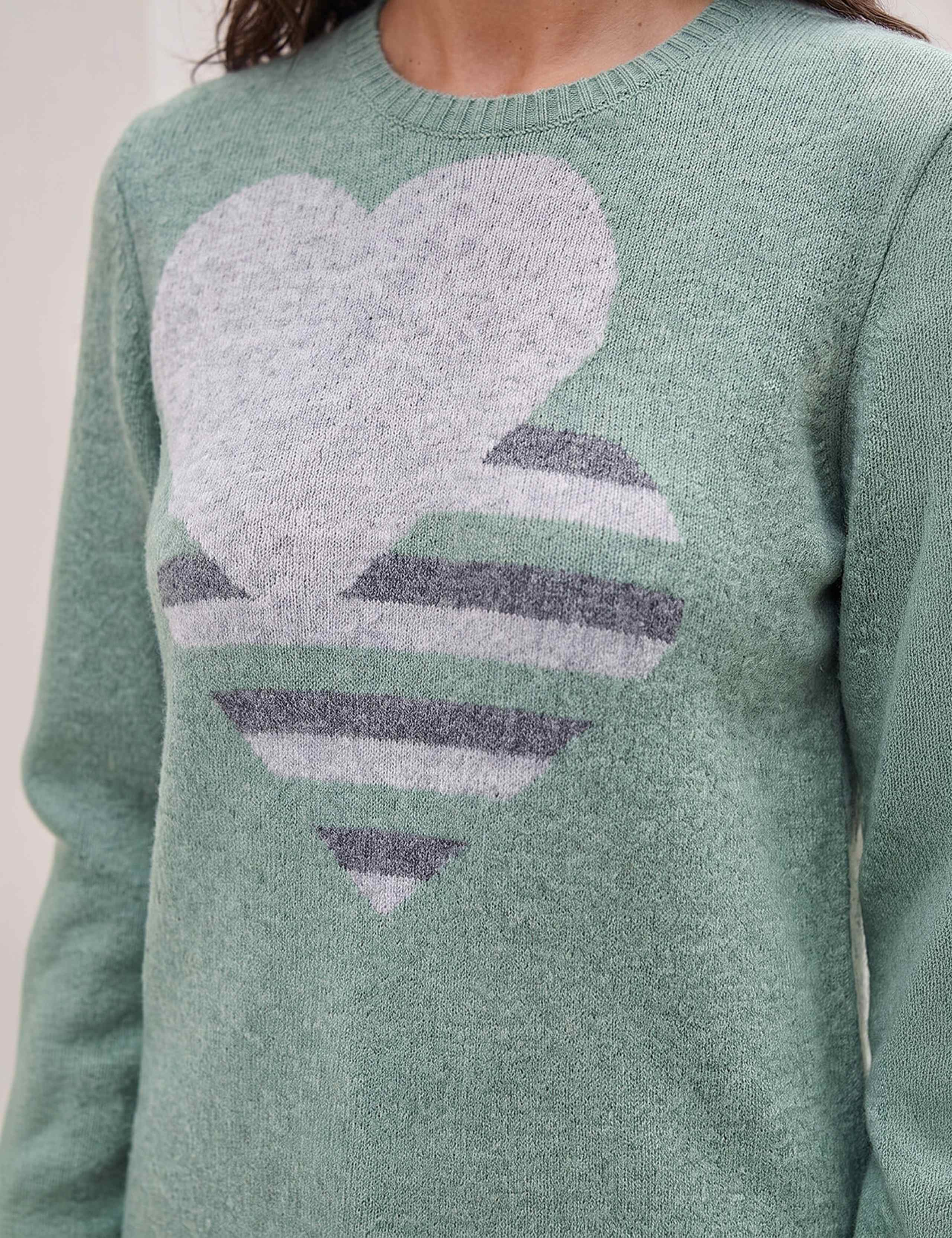 Heart Crew Neck Knit Jumper 4 of 4