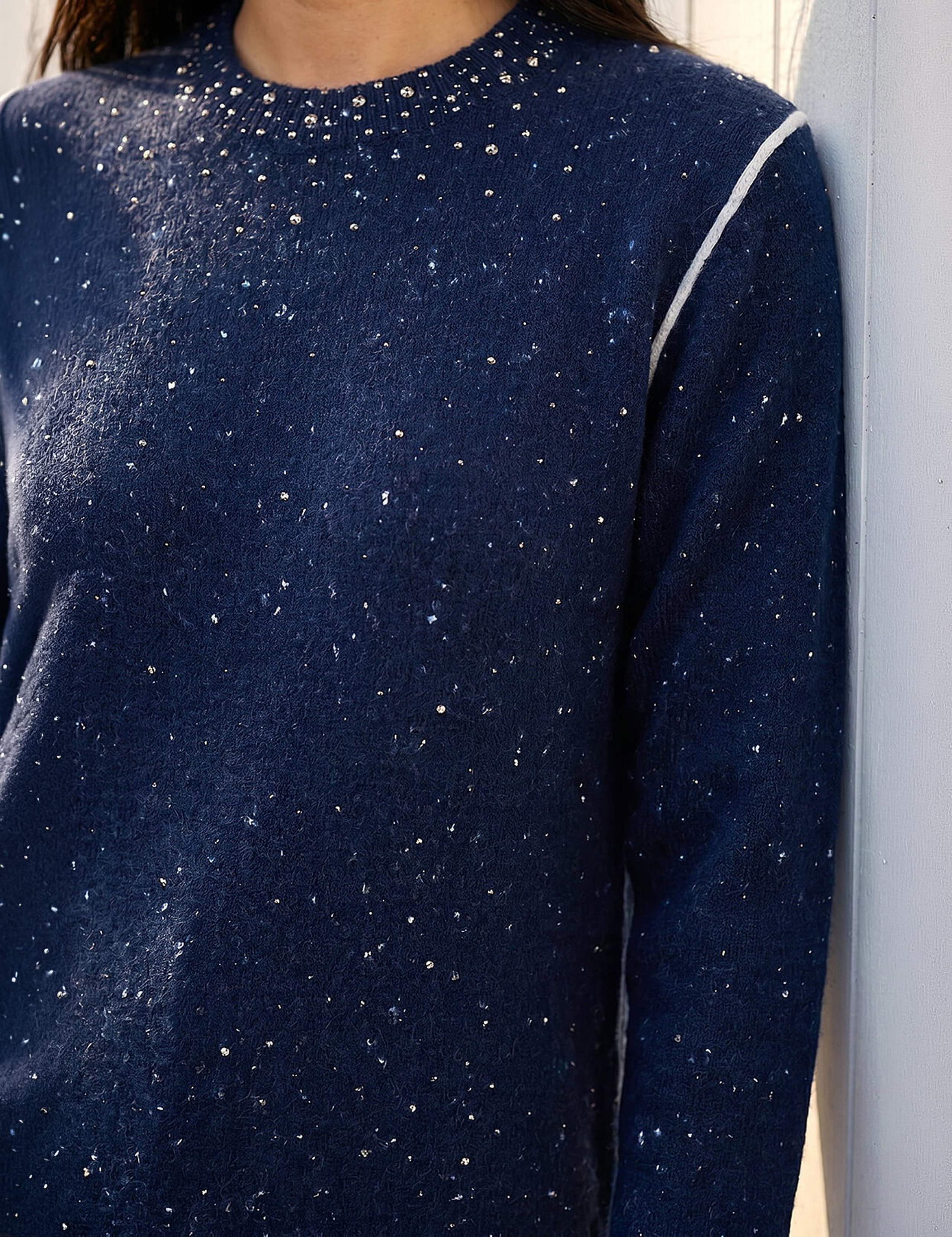 Embellished Crew Neck Jumper 4 of 4
