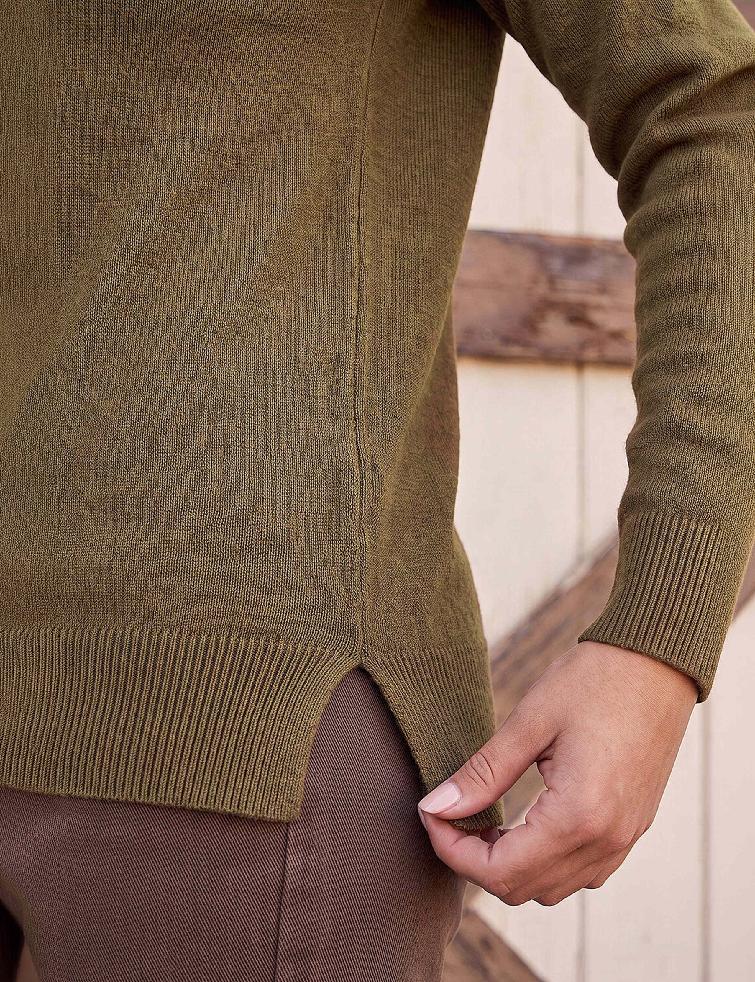 Round Neck Split Hem Jumper 4 of 4