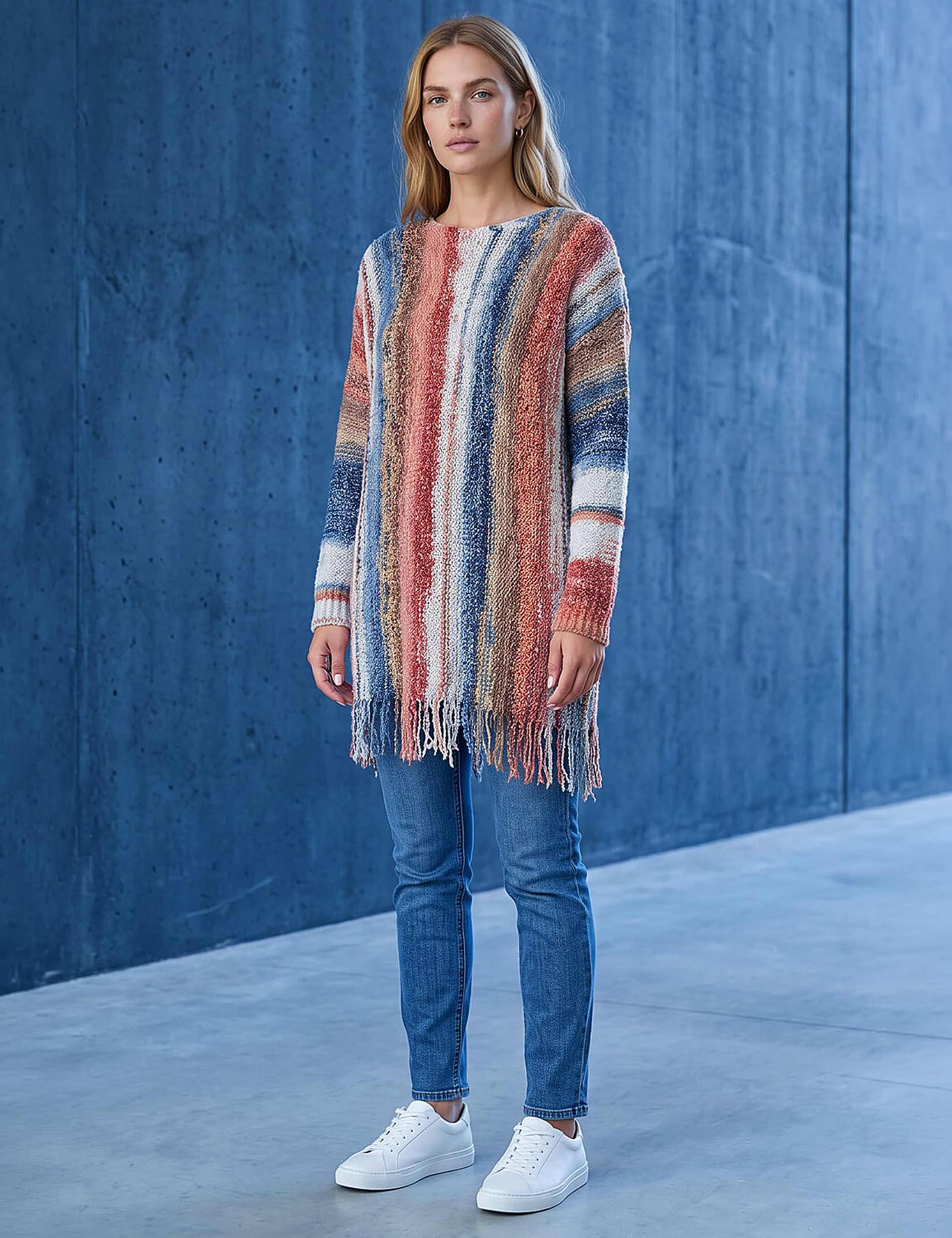 Boucle Fringe Jumper With Wool 2 of 4