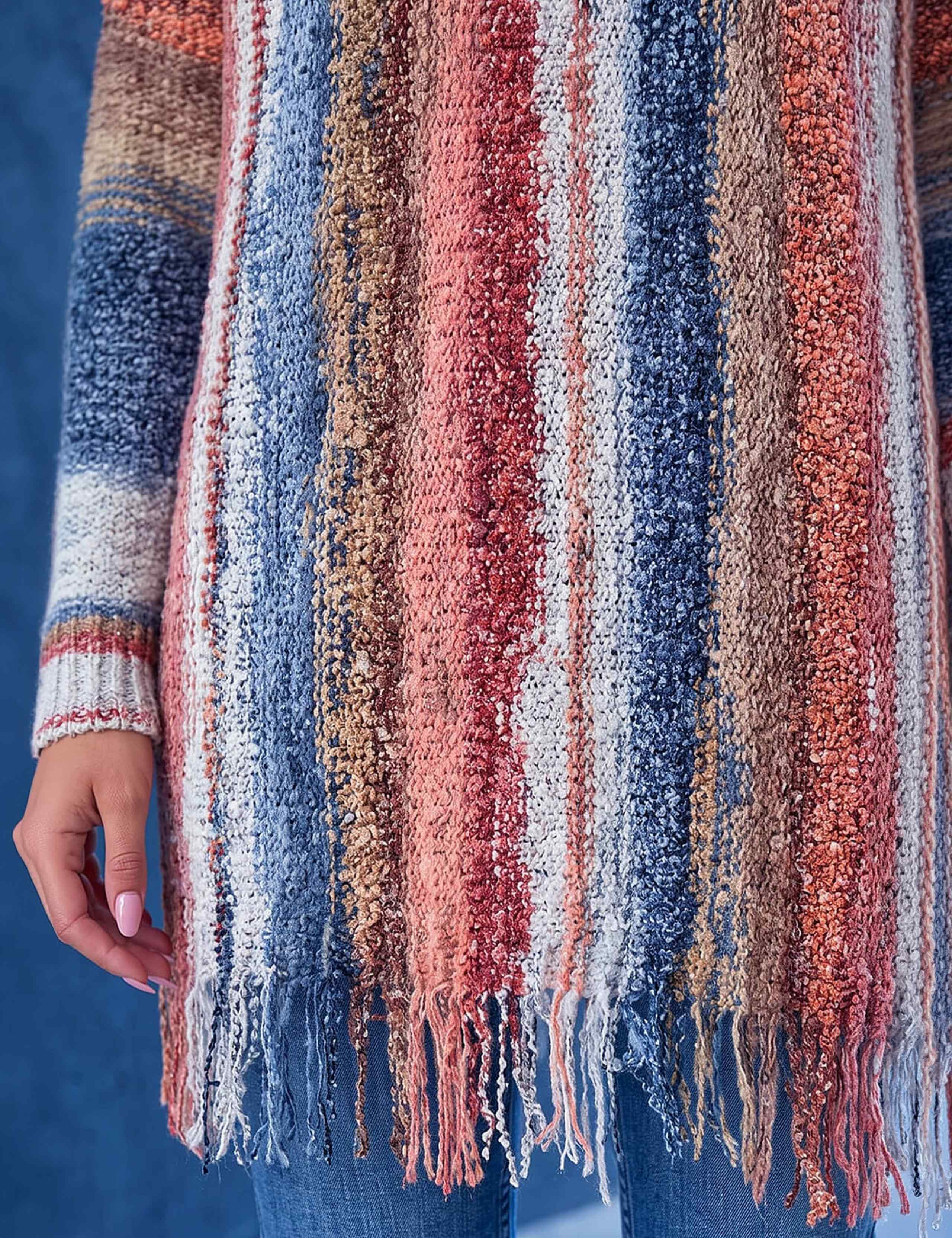 Boucle Fringe Jumper With Wool 4 of 4