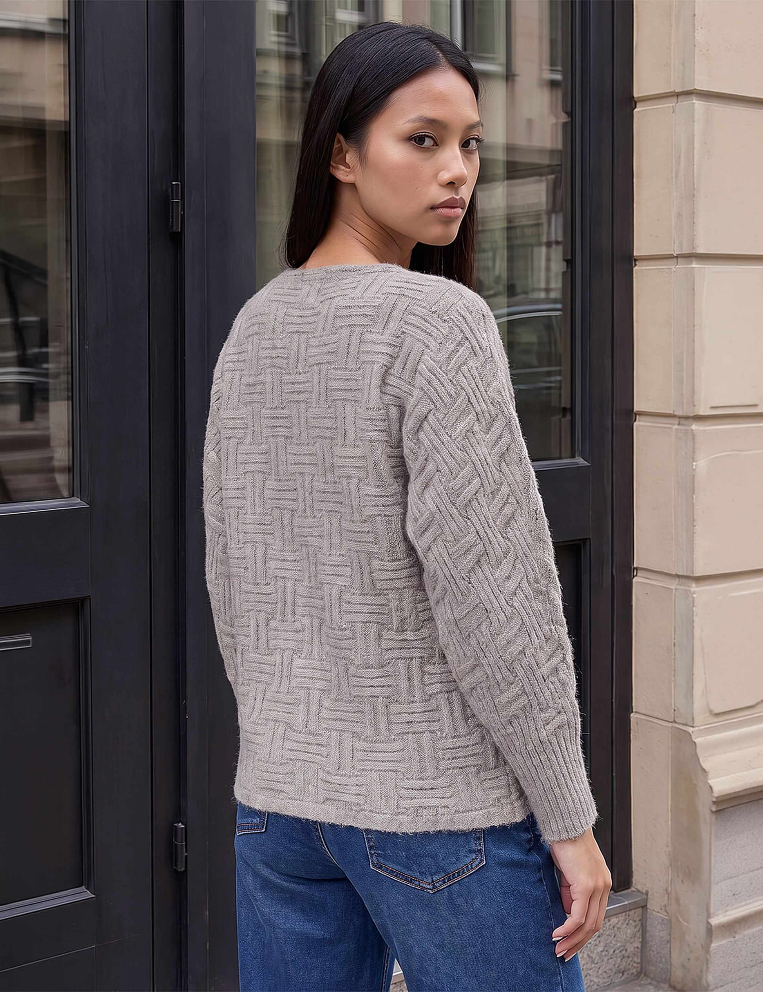 Batwing Sleeve Relaxed Jumper 3 of 4
