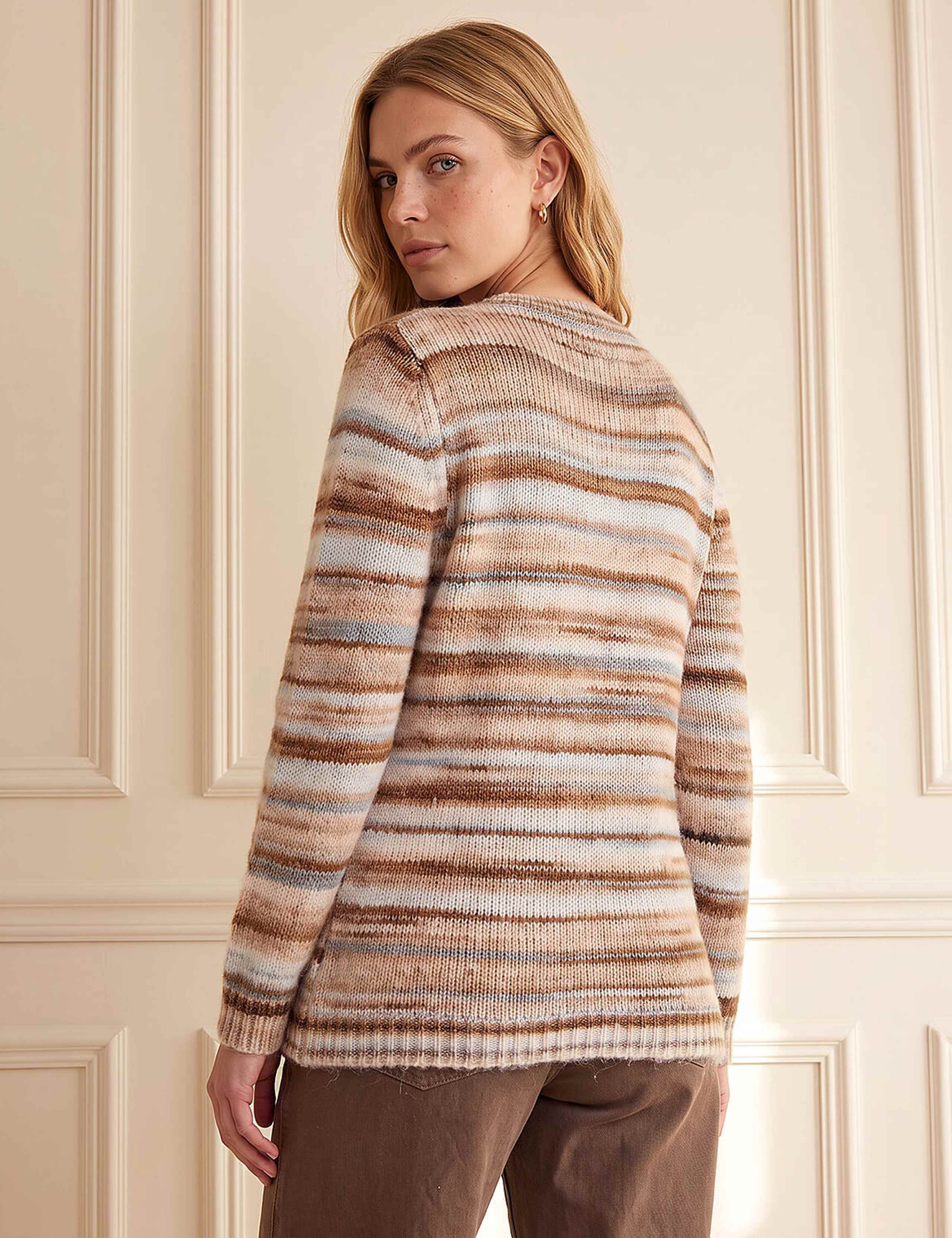 Spacedye Crew Neck Knit Jumper 2 of 4