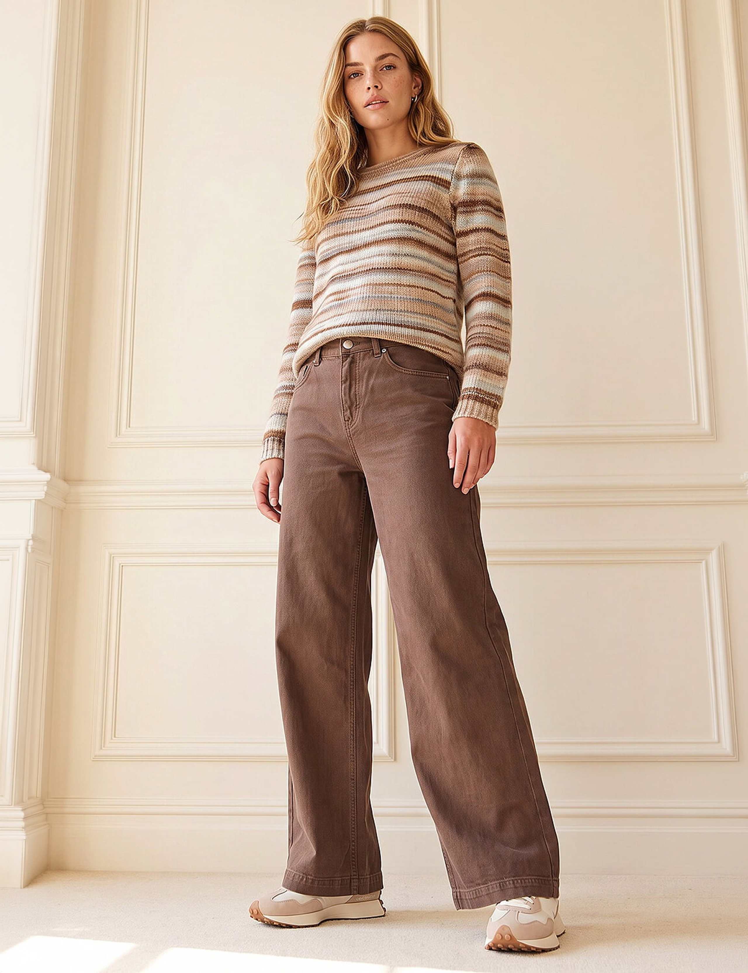 Spacedye Crew Neck Knit Jumper 3 of 4