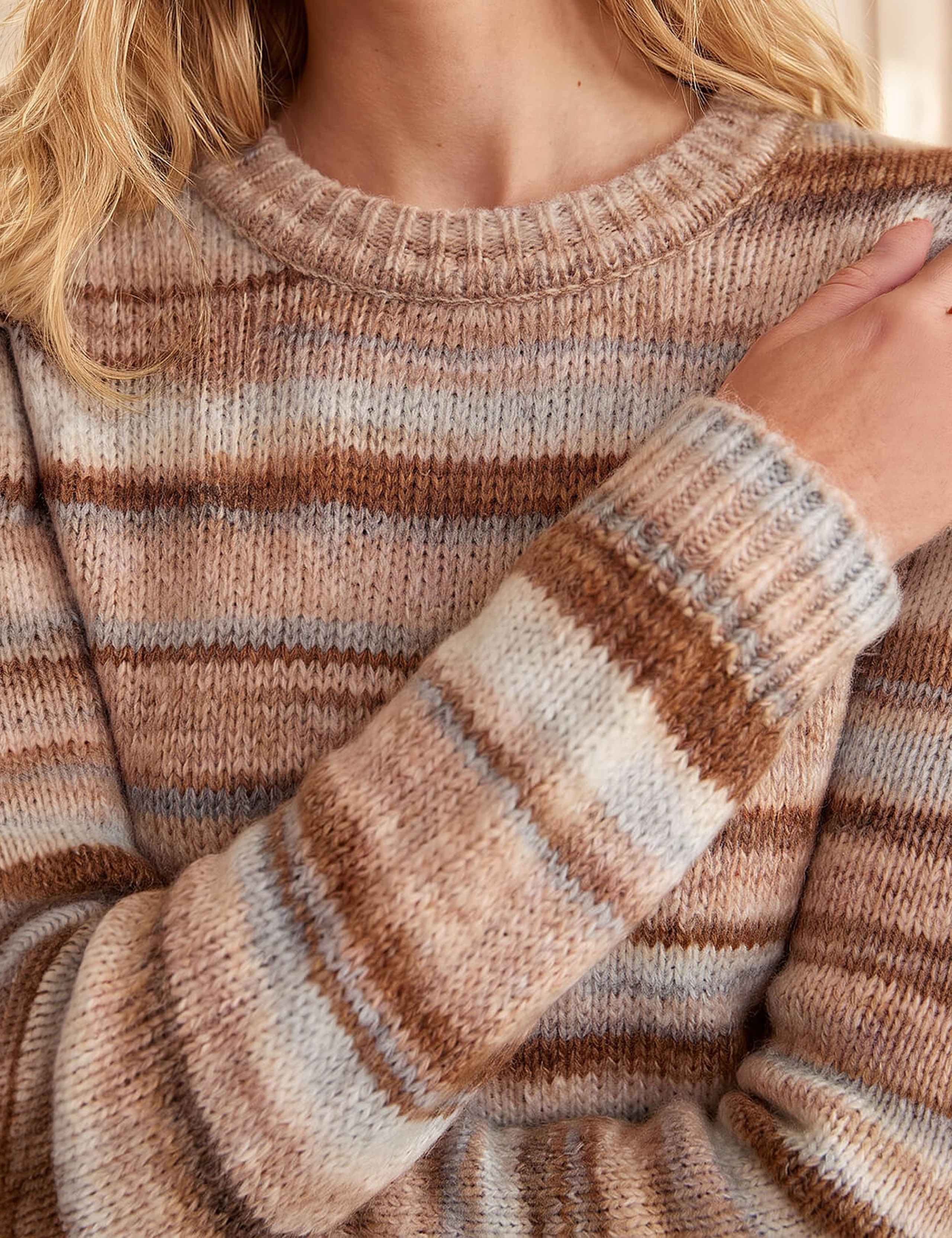 Spacedye Crew Neck Knit Jumper 4 of 4
