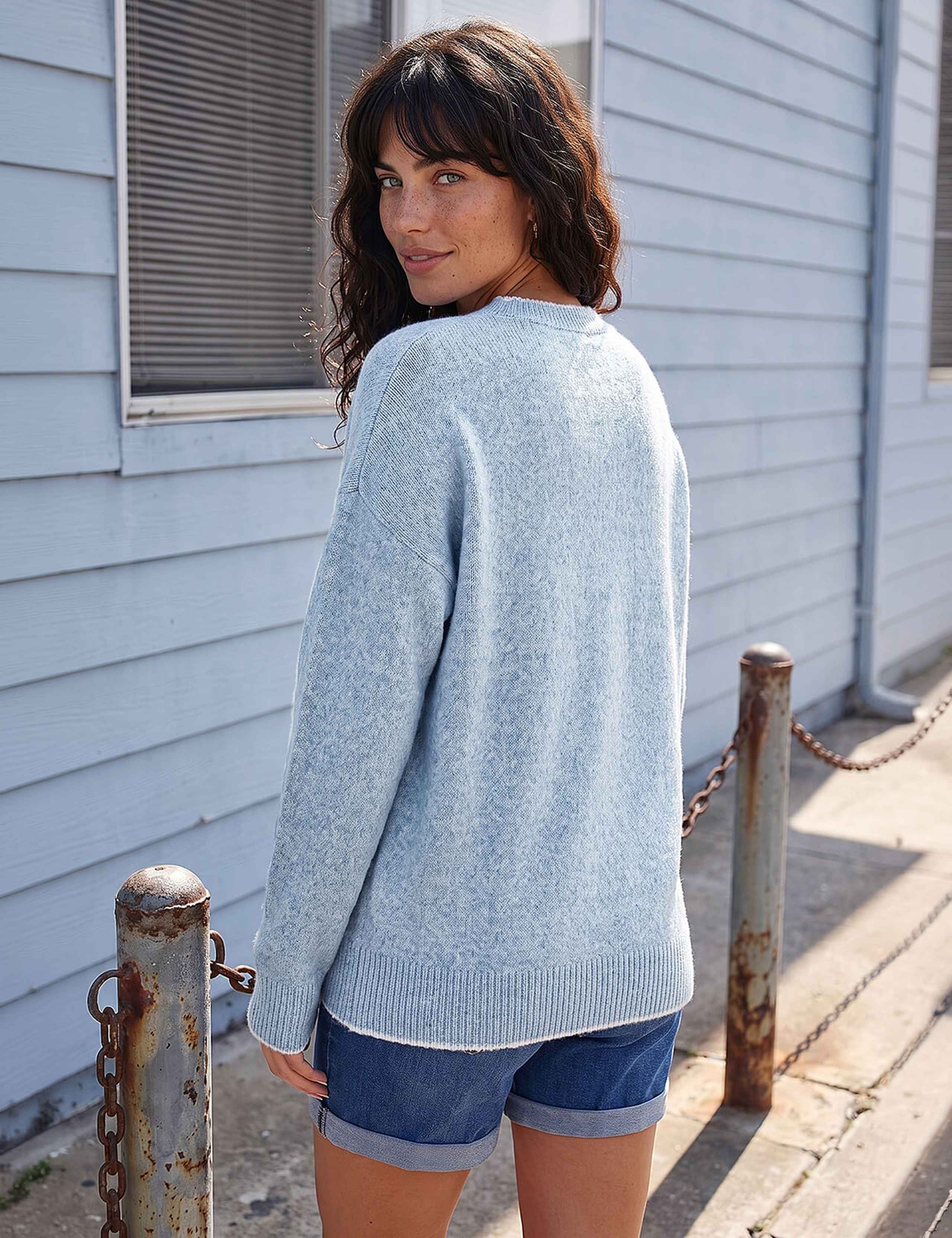 Heart Contrast Stitch Jumper 3 of 4