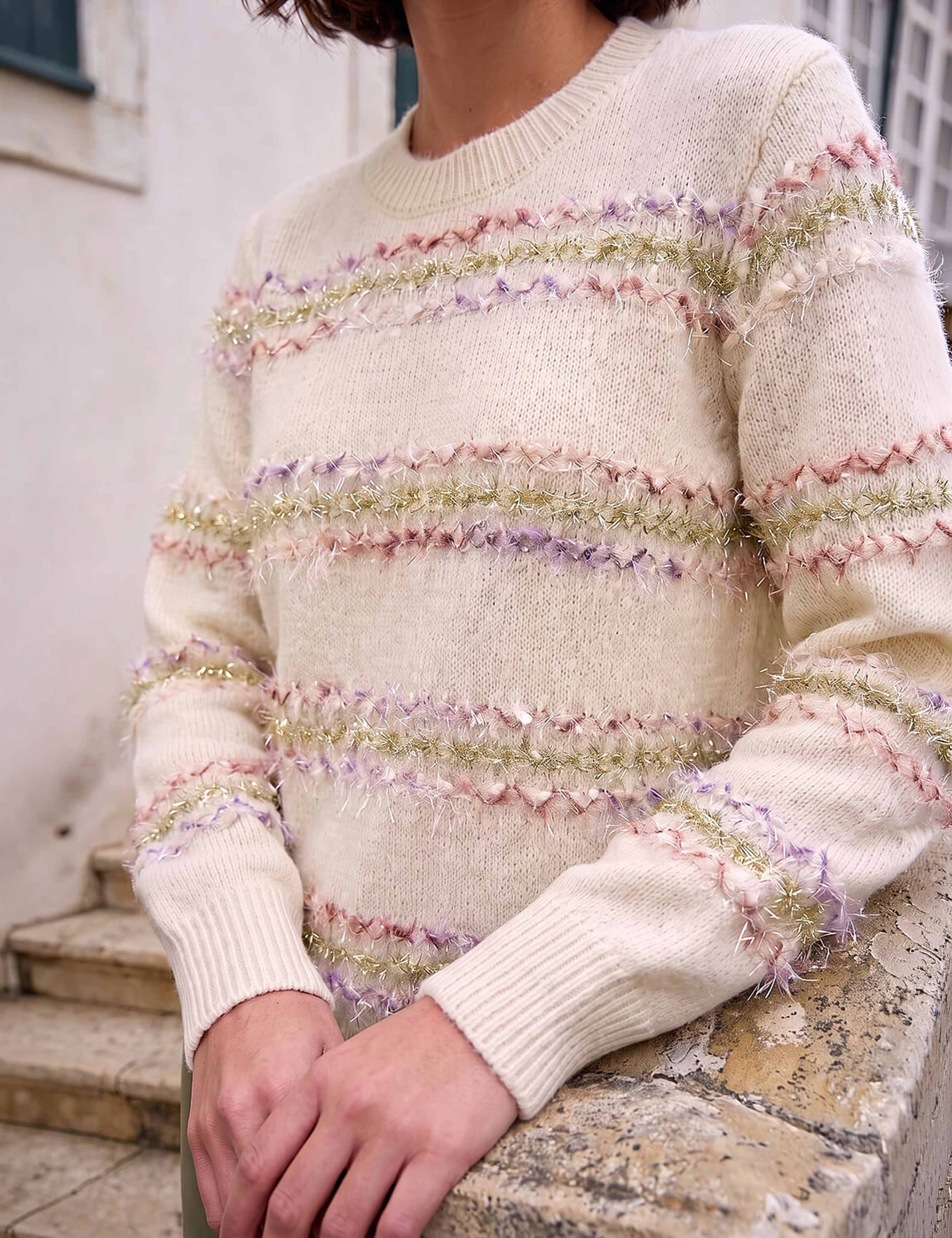 Textured Striped Jumper 4 of 4
