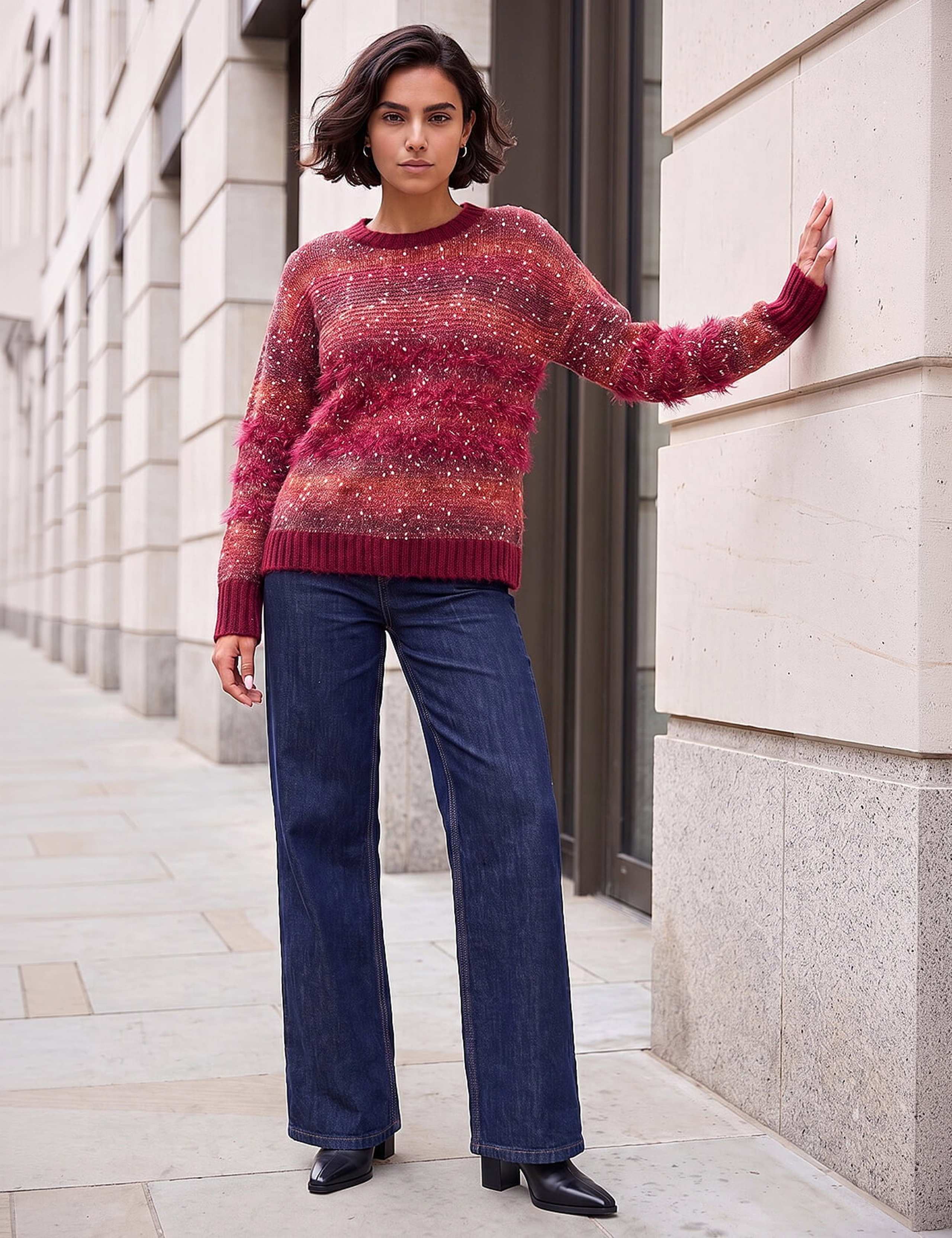 Fluffy Space Dyed Jumper 2 of 4