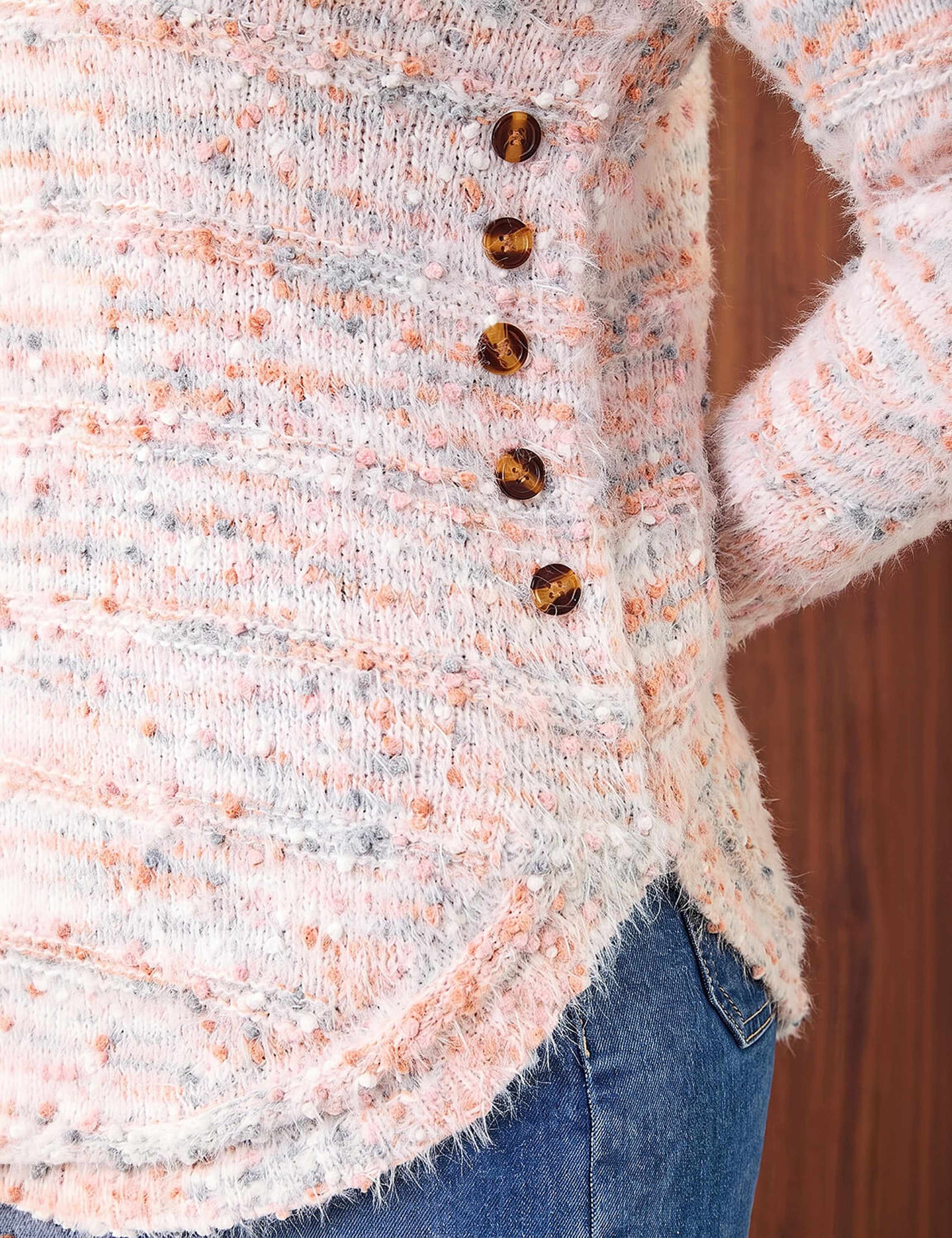 Nep Curved Hem Knit Jumper 4 of 4