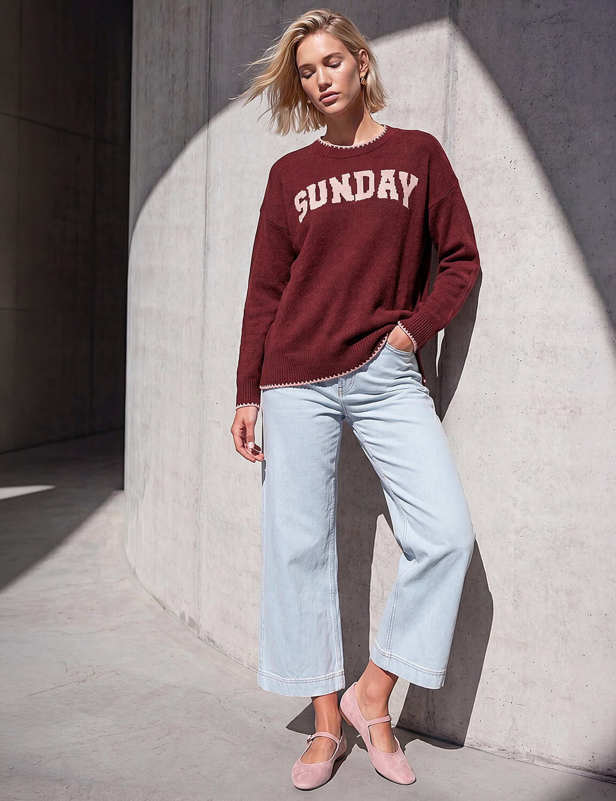 Sunday Slogan Jumper 2 of 4
