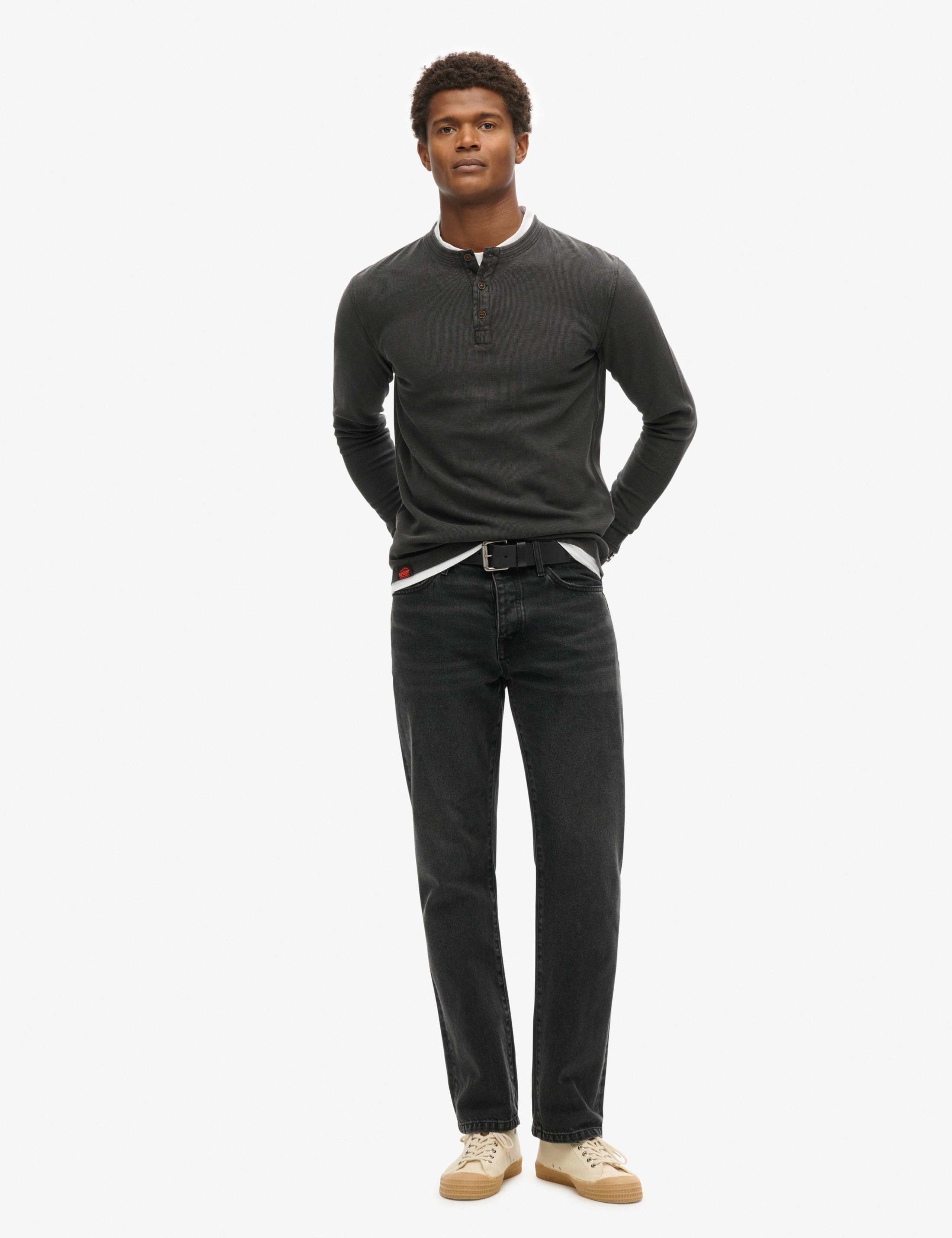 Overzized Pure Cotton Grandad Collar Top 5 of 6