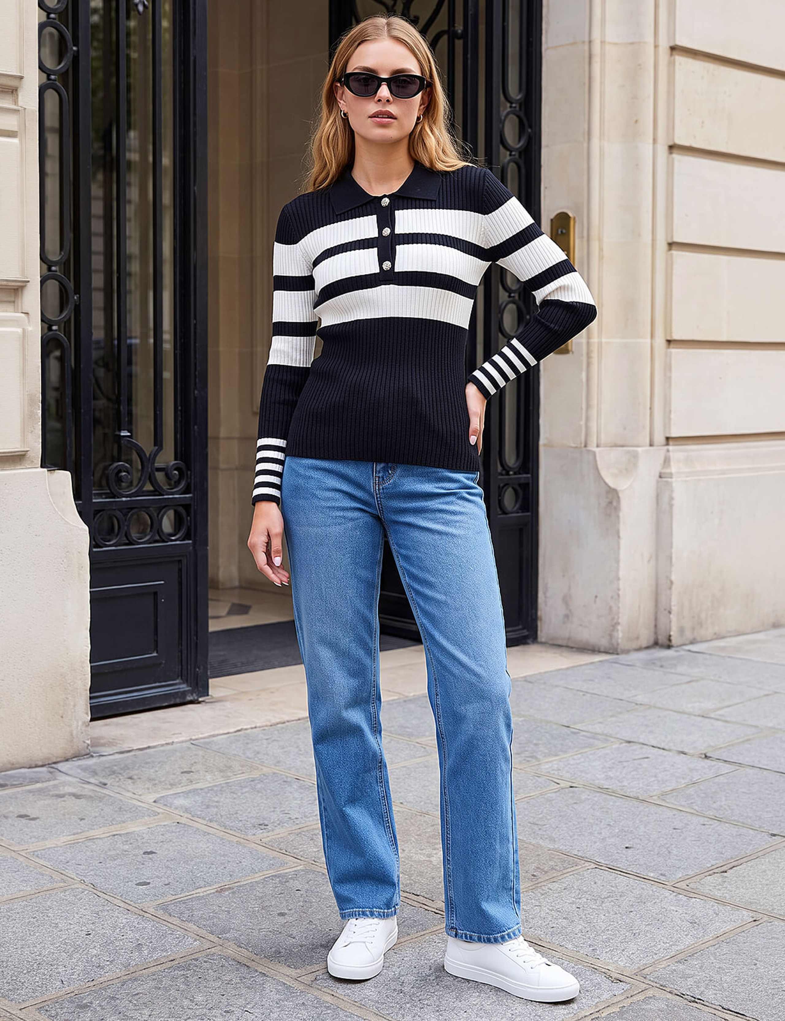 Striped Ribbed Jumper 2 of 4
