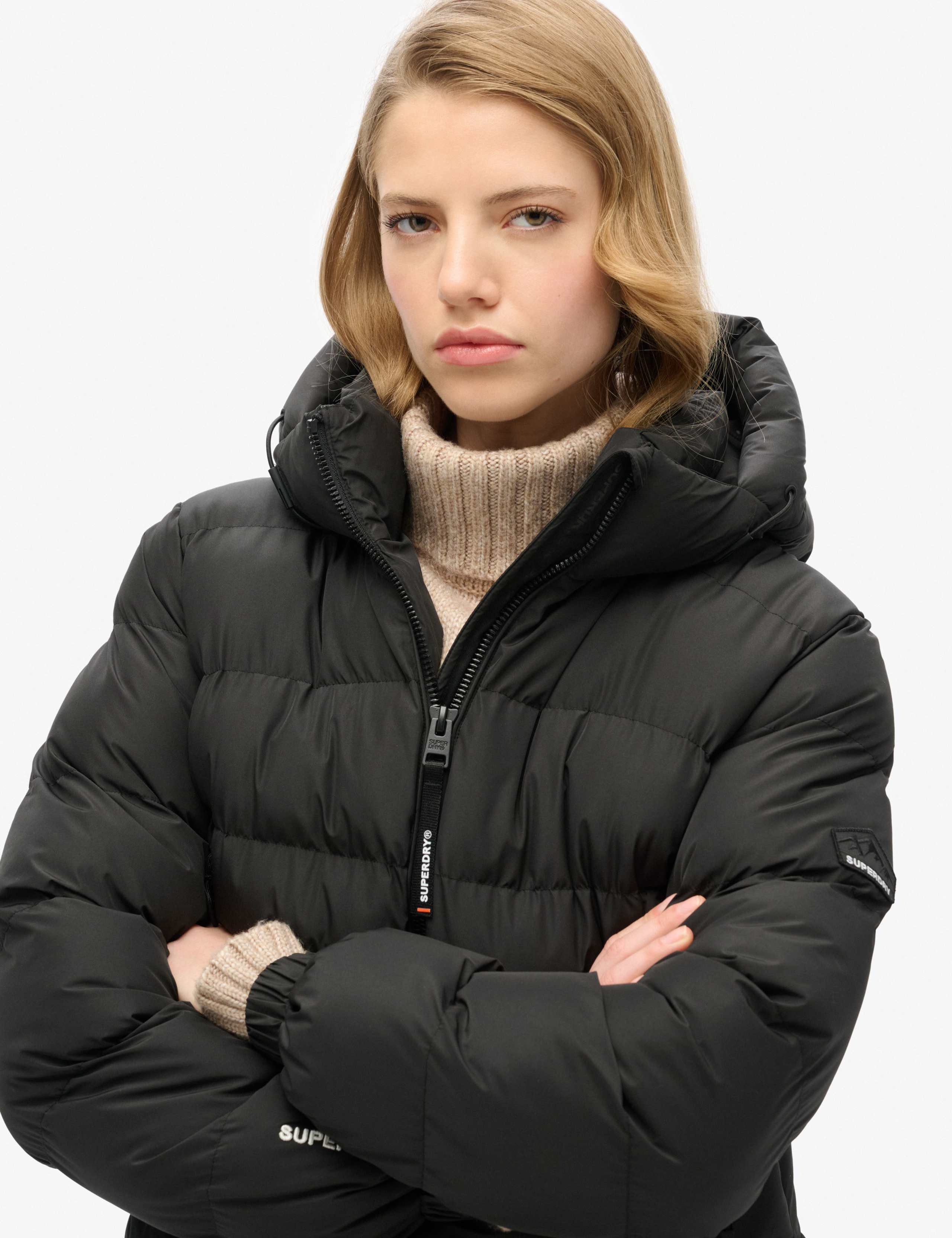 Padded Hooded High Neck Puffer Jacket 5 of 8