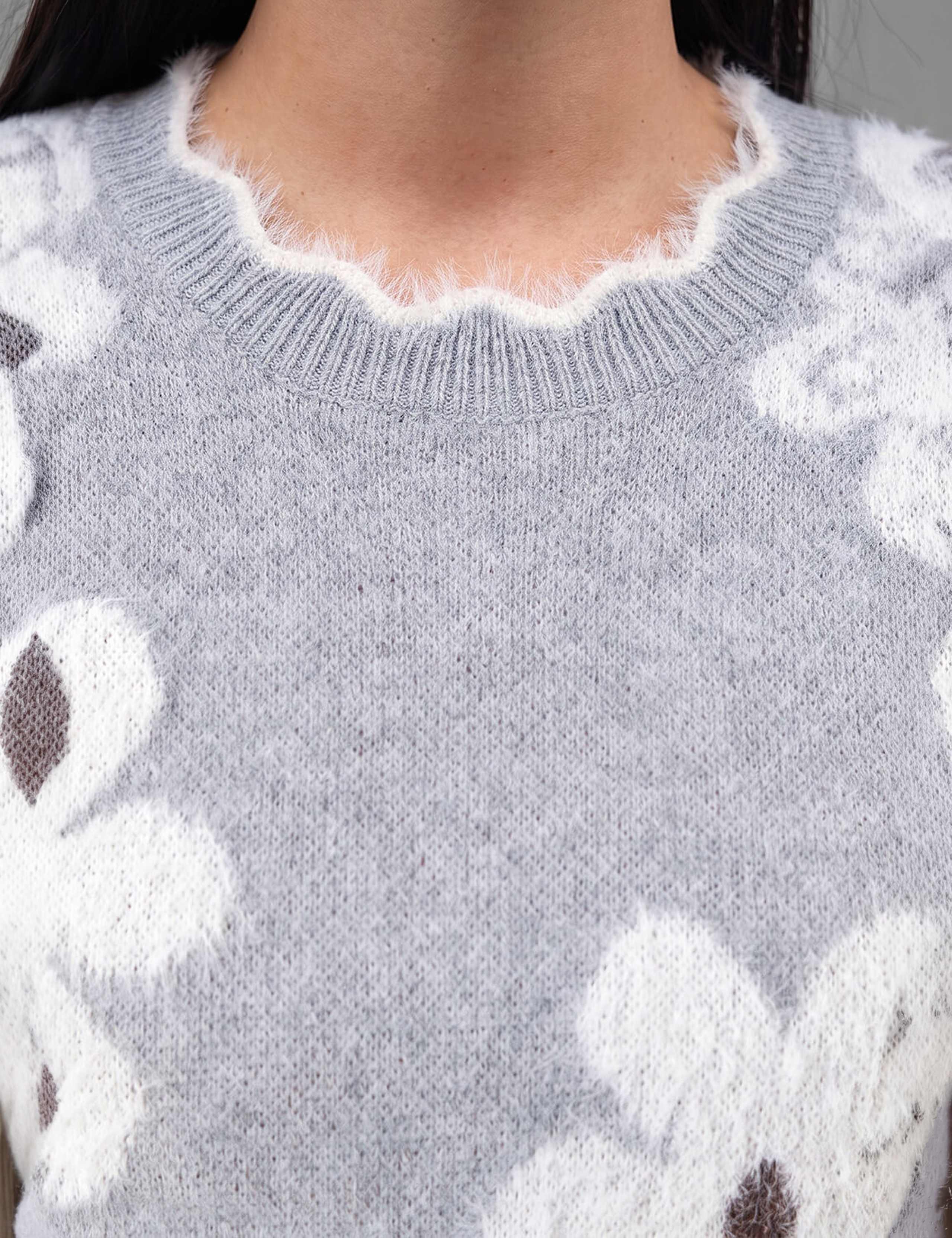 Fluffy Floral Jumper 4 of 4